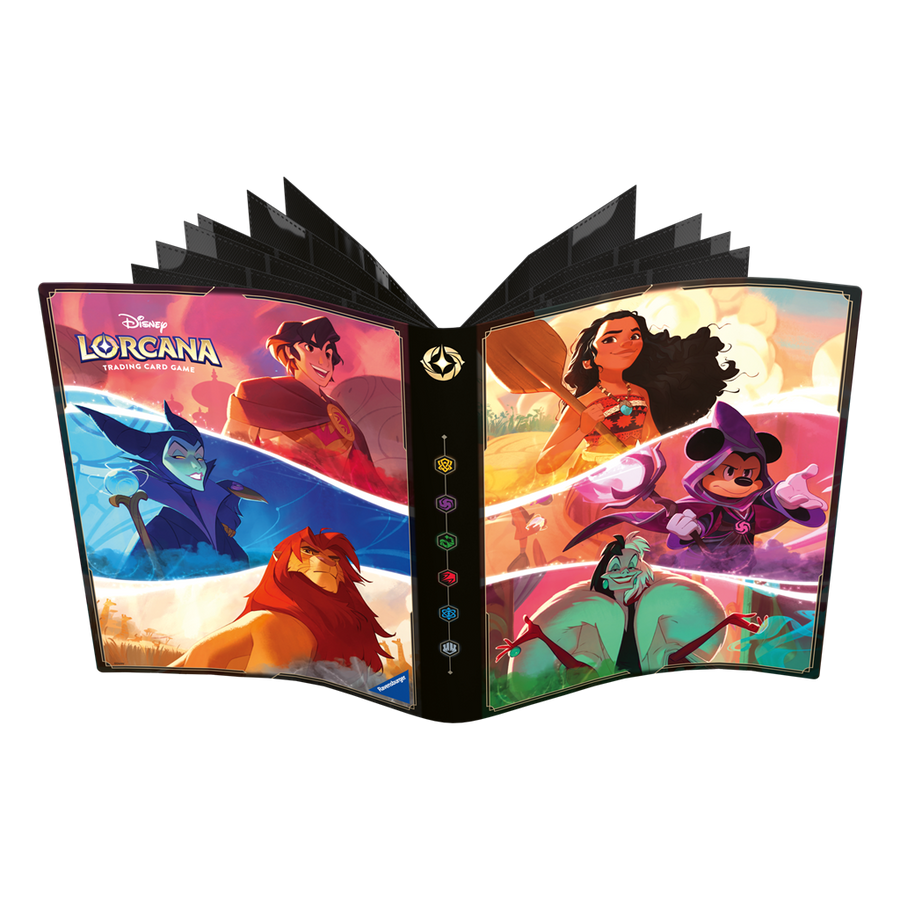 Disney Lorcana: 9-Pocket Card Portfolio Micky, Vaiana, Cruella De Vil