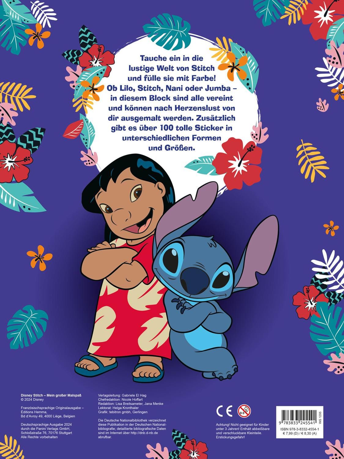 Disney Lilo & Stitch - Mein großer Malspaß