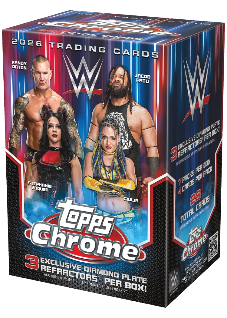 Topps Chrome® WWE Wrestling 2026 - Value Box