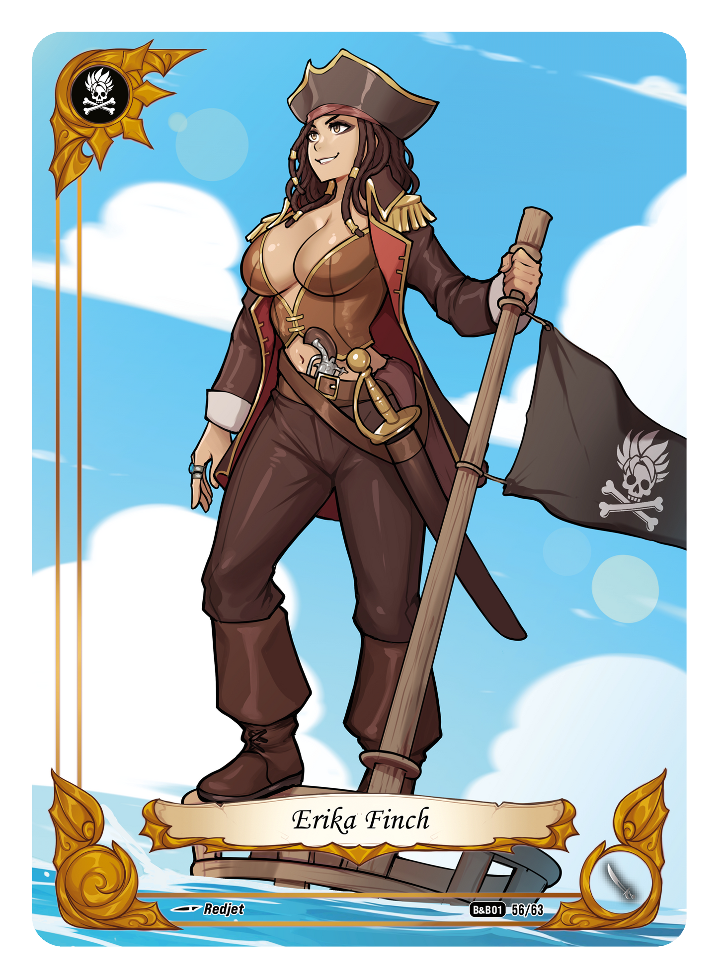 Erika Finch - Standard Rarity #56 Booty & Beauties