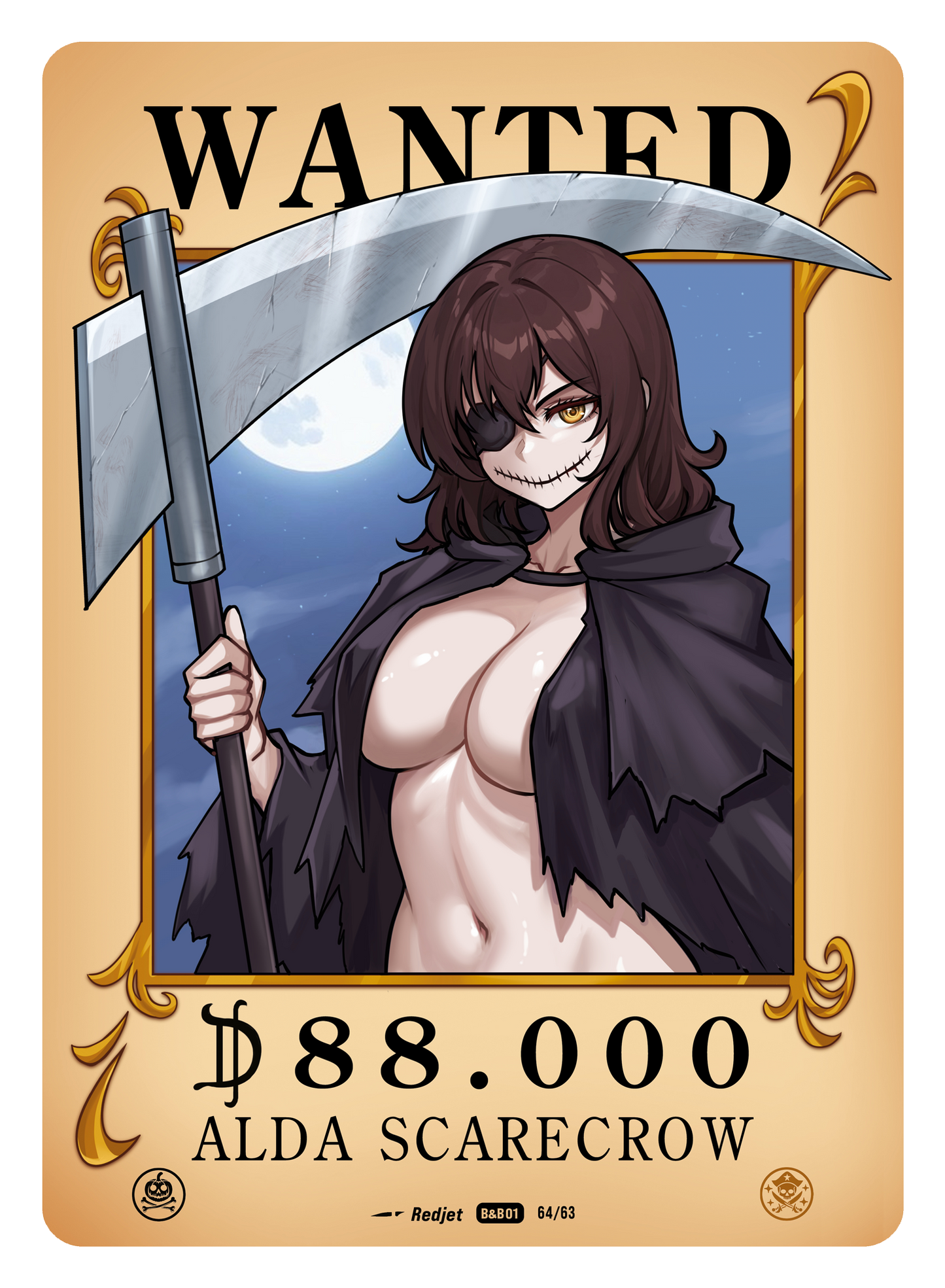 ALDA SCARECROW - Secret Rare Wanted Rarity #64 Booty & Beauties