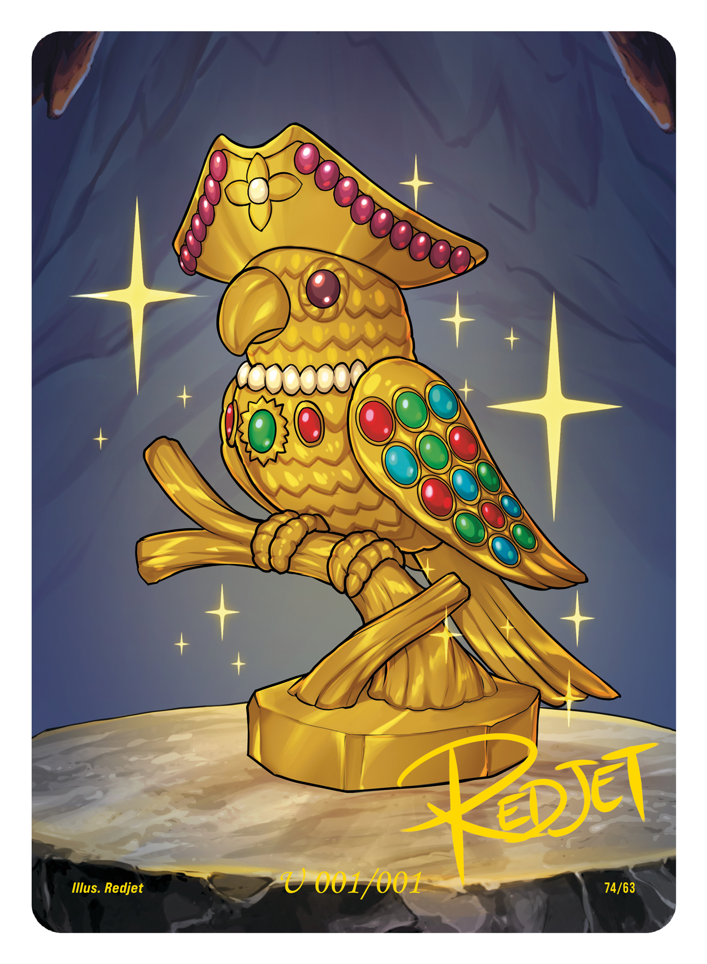 Golden Parrot - Treasure Unique Rarity #74 Booty & Beauties