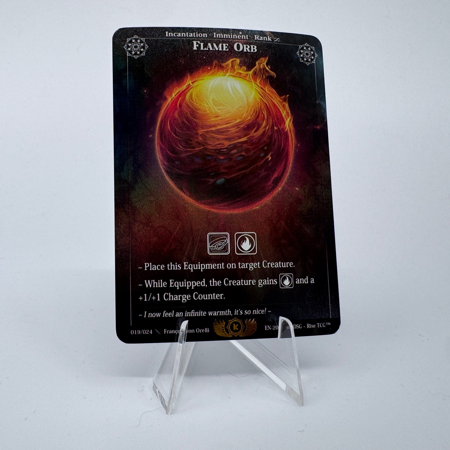 #94 Flame Orb | 019/024 | Holo | Kickstarter Stretch Goal | Rare (EN)