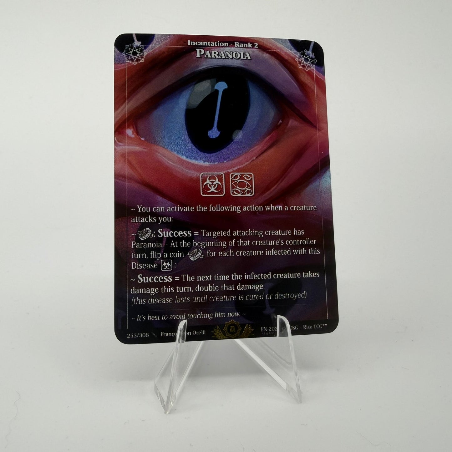 #218 Paranoia | 253/306 | Holo | Sample-C | Uncommon (EN)