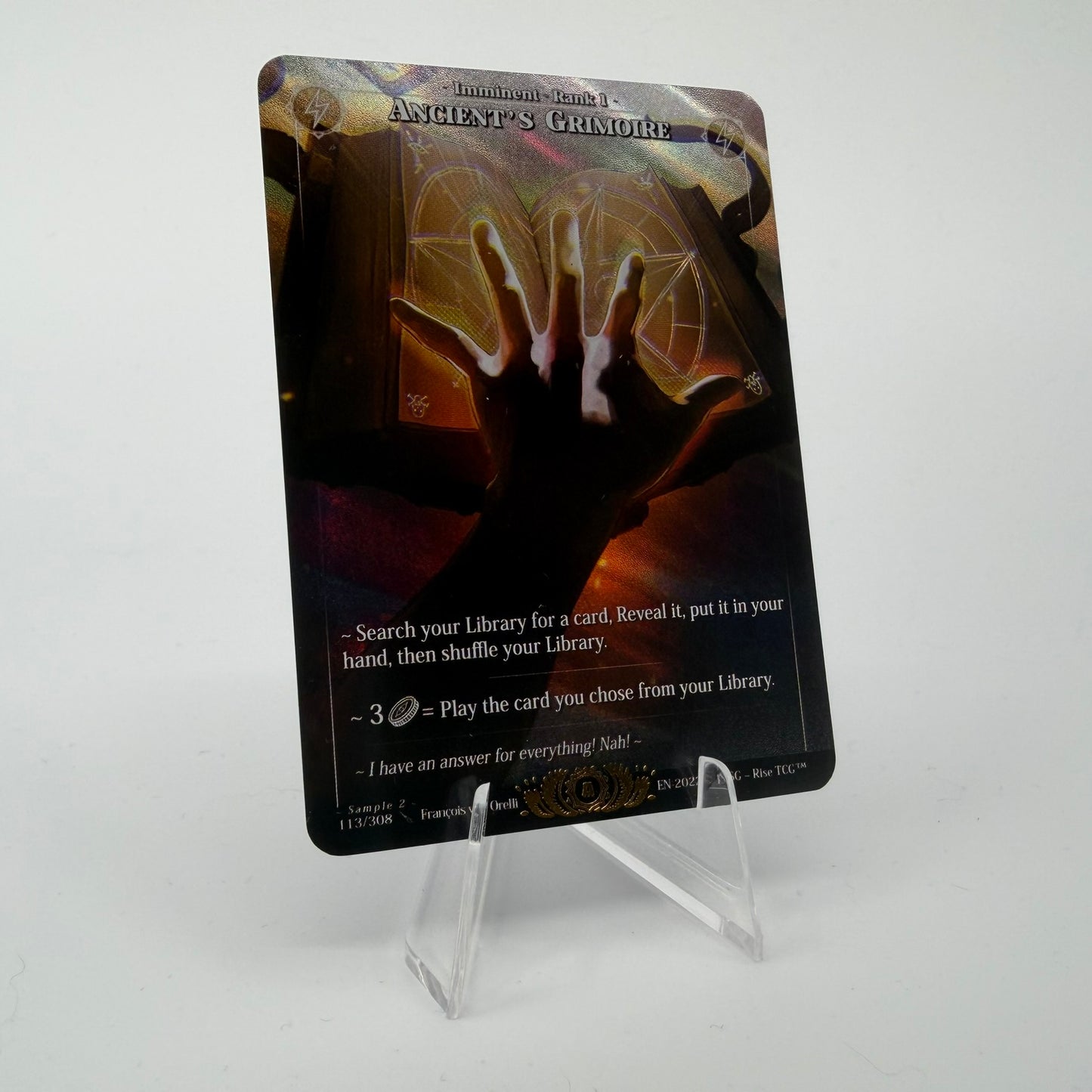 #231 Ancient's Grimoire | 113/308 | Holo | Sample 2 | Legendary (EN)