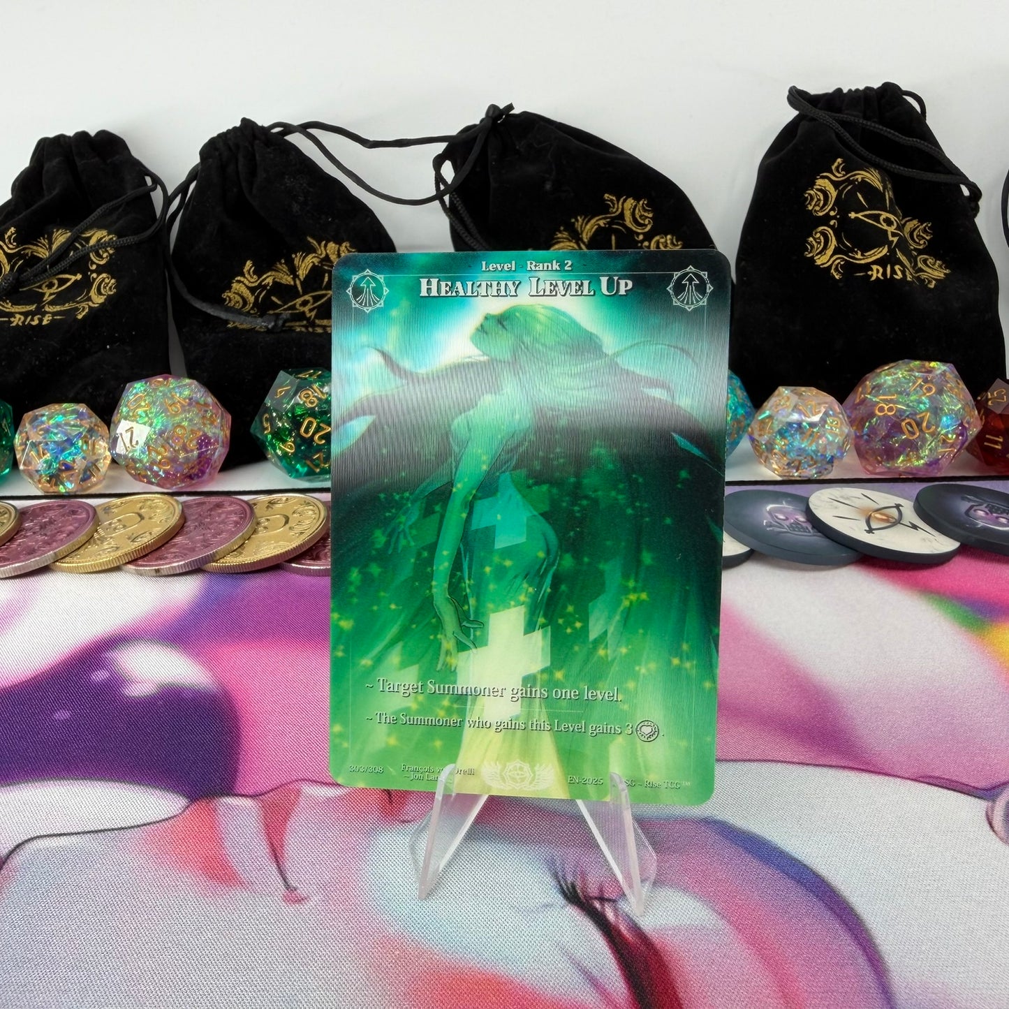 #419 Healthy Level Up | 303/308 | Depth Lenticular | Lenticular Deck | Rare (EN)