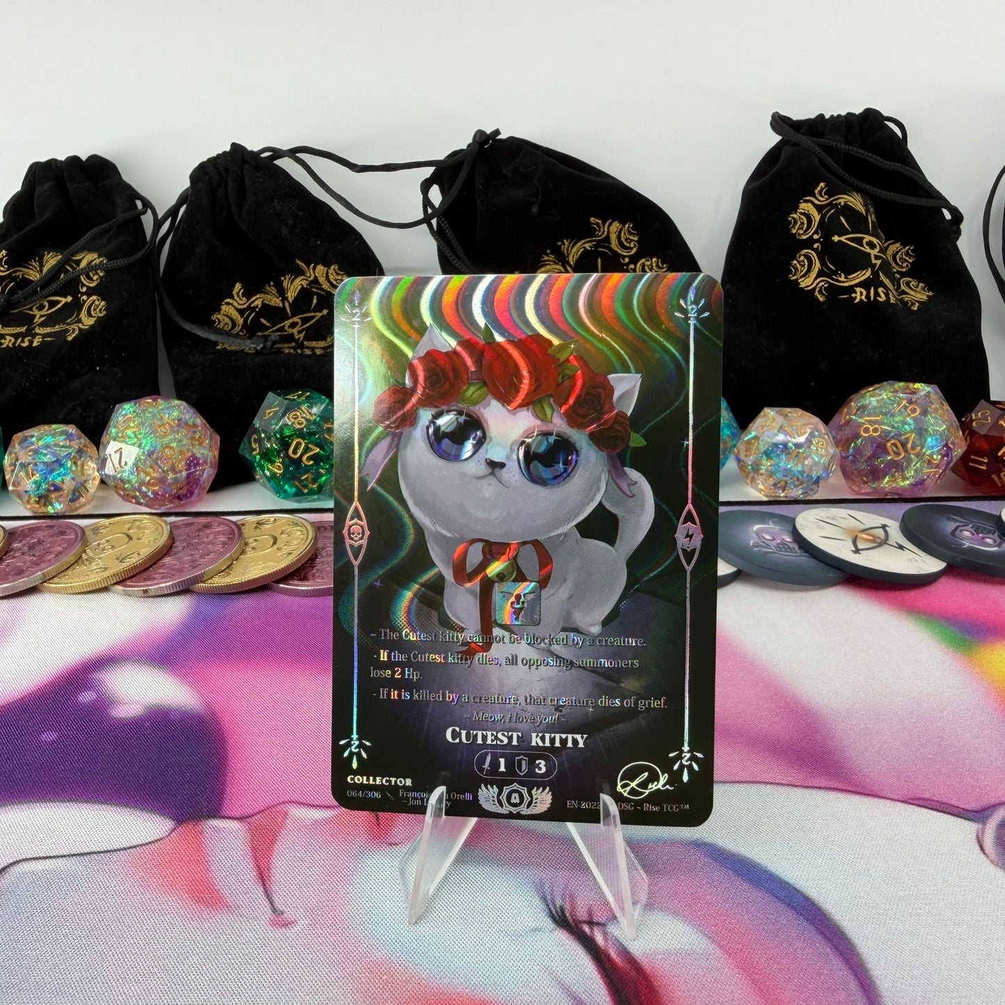 #421 Cutest Kitty */5 | 064/306 | Collector Test Wavy | Vault Pack v1 | Rare (EN)