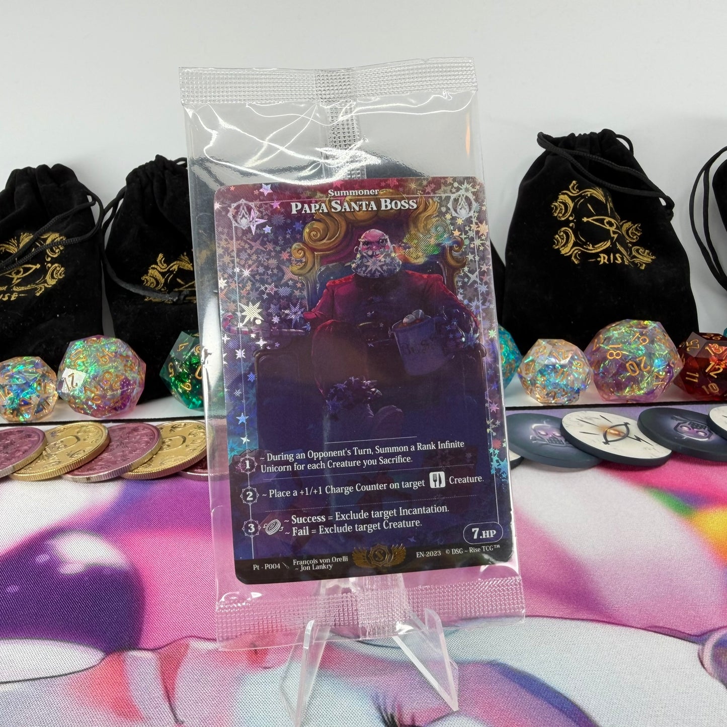 #504 Papa & Mama Santa Boss | Pt - P004 | Star Foil | Prestige 2023 Sealed Promo Pack | Rare (EN)