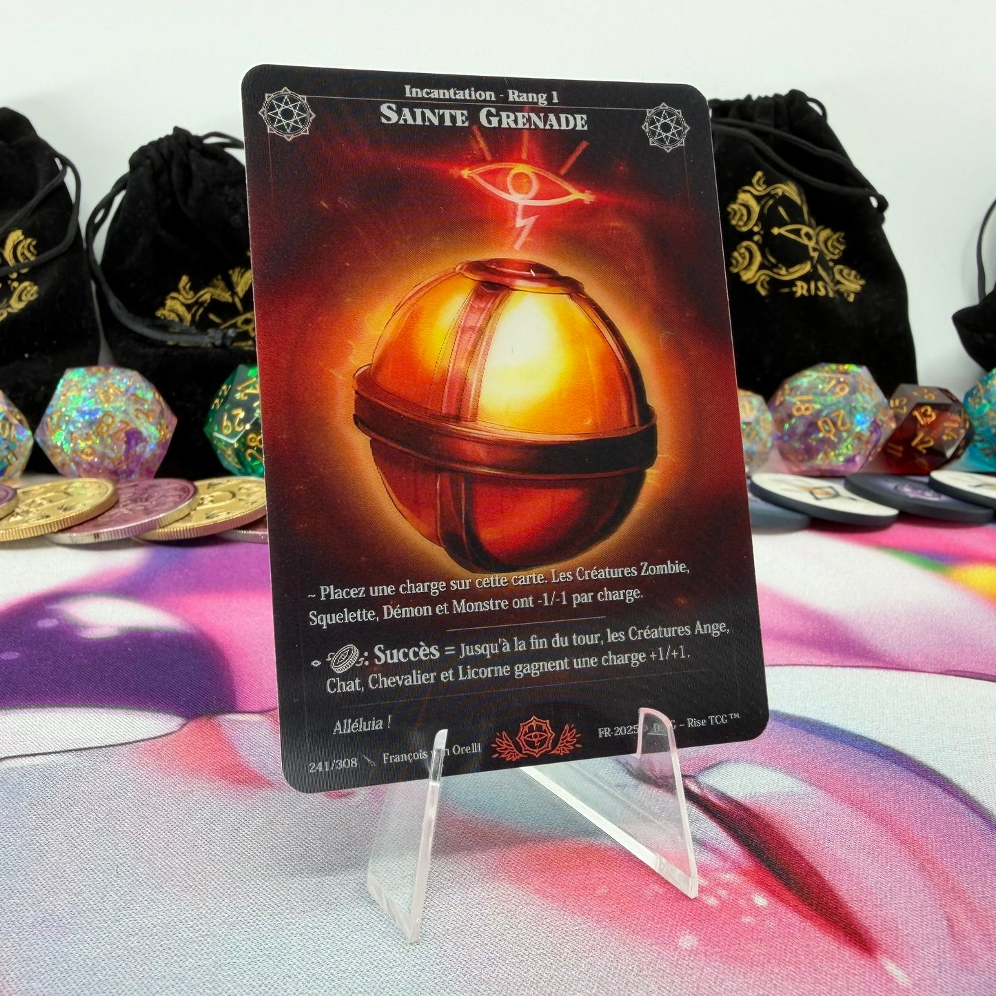 #538 Sainte Grenade | 241/308 | Depth Lenticular | Lenticular Deck | Uncommon (FR)