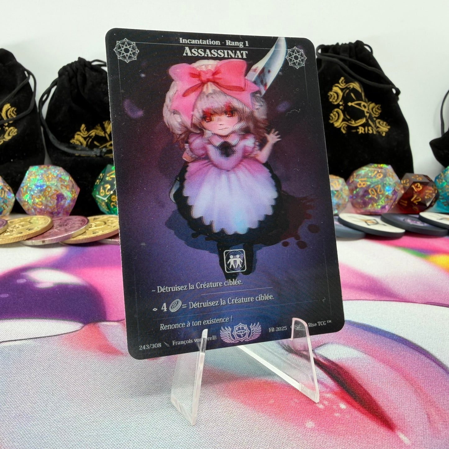 #539 Assassinat | 243/308 | Depth Lenticular | Lenticular Deck | Rare (FR)