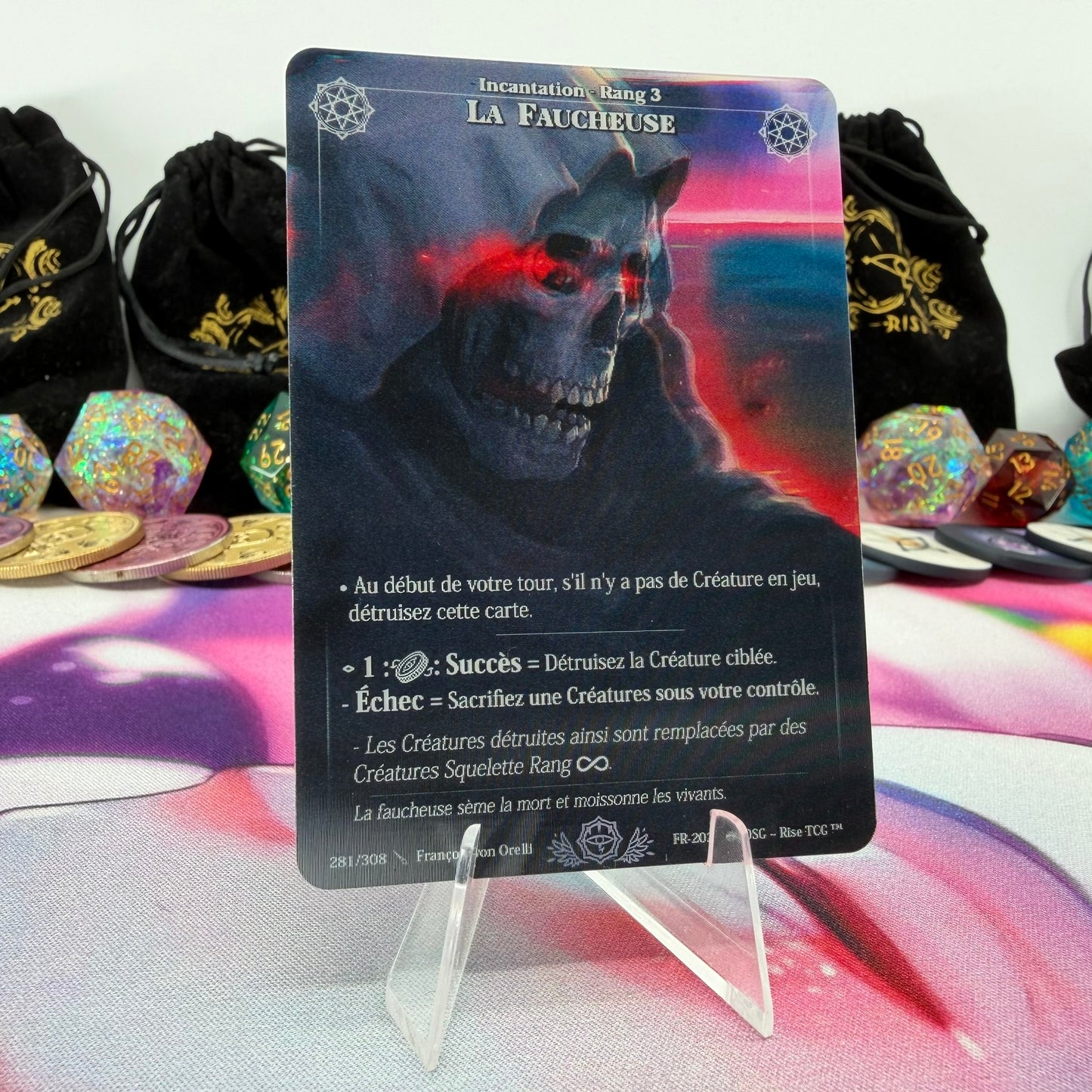#584 La Faucheuse | 281/308 | Depth Lenticular | Lenticular Deck | Uncommon (FR)