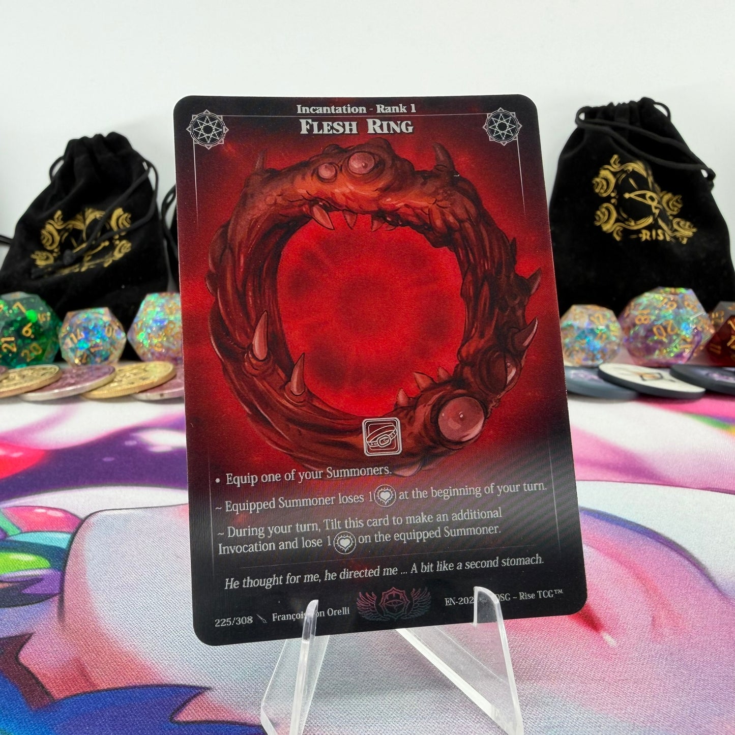 #621 Flesh Ring | 225/308 | Depth Lenticular | Lenticular Deck | Rare (EN)