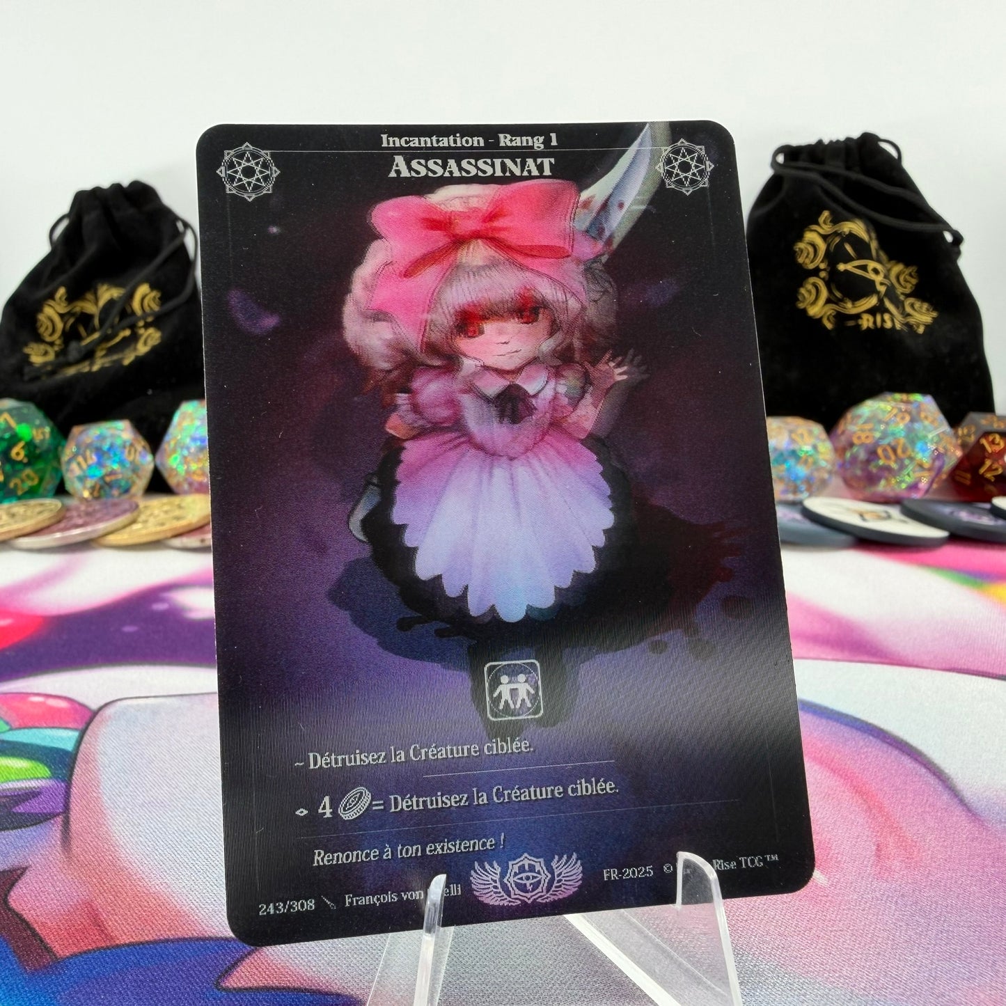 #686 Assassinat | 243/308 | Depth Lenticular | Lenticular Deck | Rare (FR)