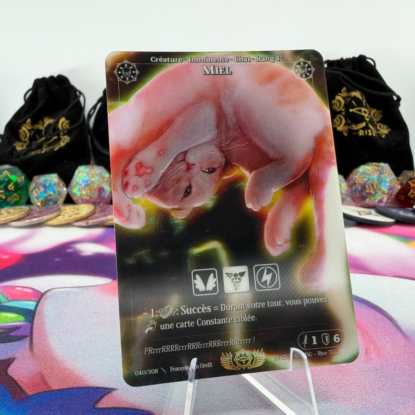 #711 Miel | 040/308 | Depth Lenticular | Lenticular Deck | Rare (FR)