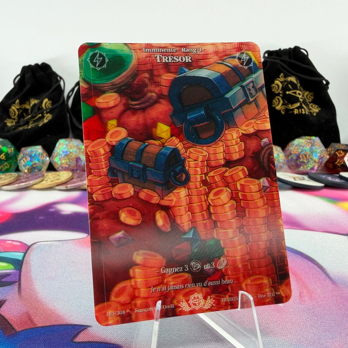 #714 Tresor | 163/308 | Depth Lenticular | Lenticular Deck | Uncommon (FR)