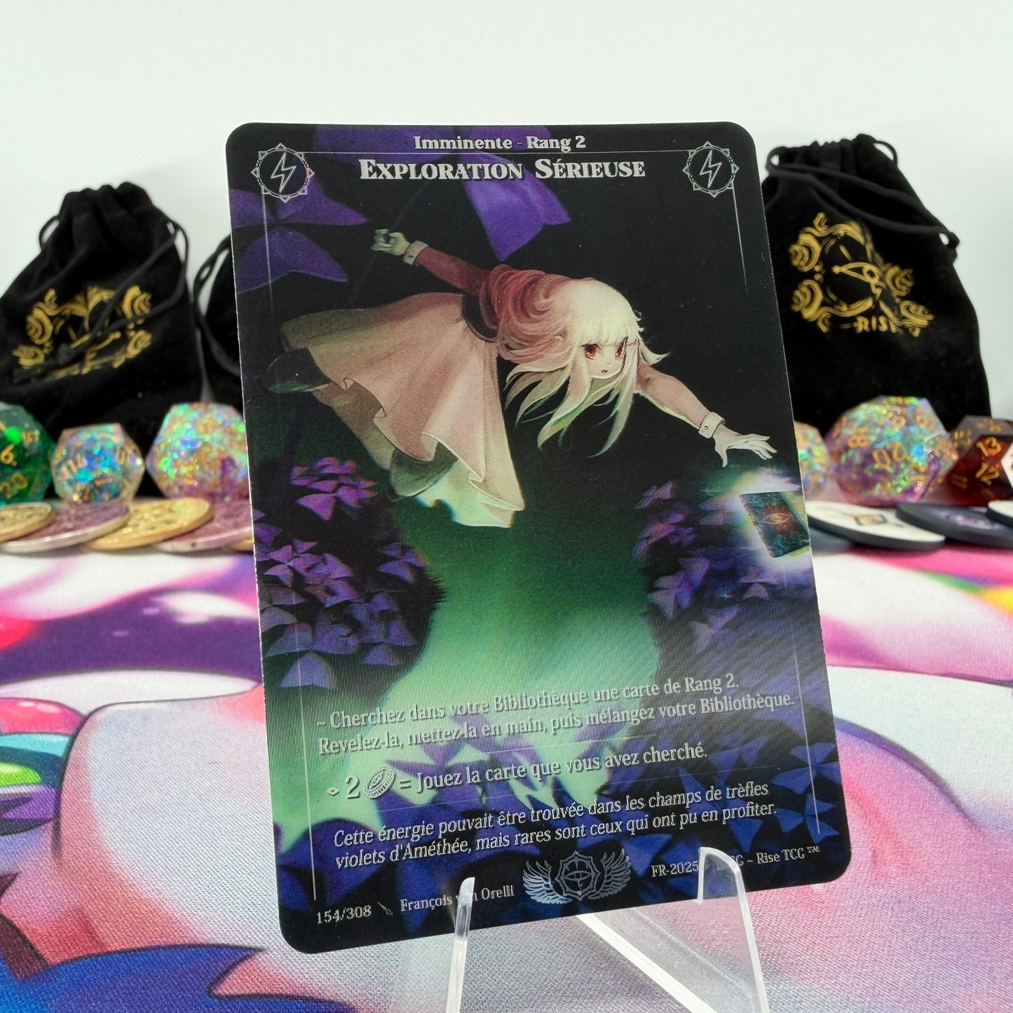 #716 Exploration Serieuse | 154/308 | Depth Lenticular | Lenticular Deck | Rare (FR)