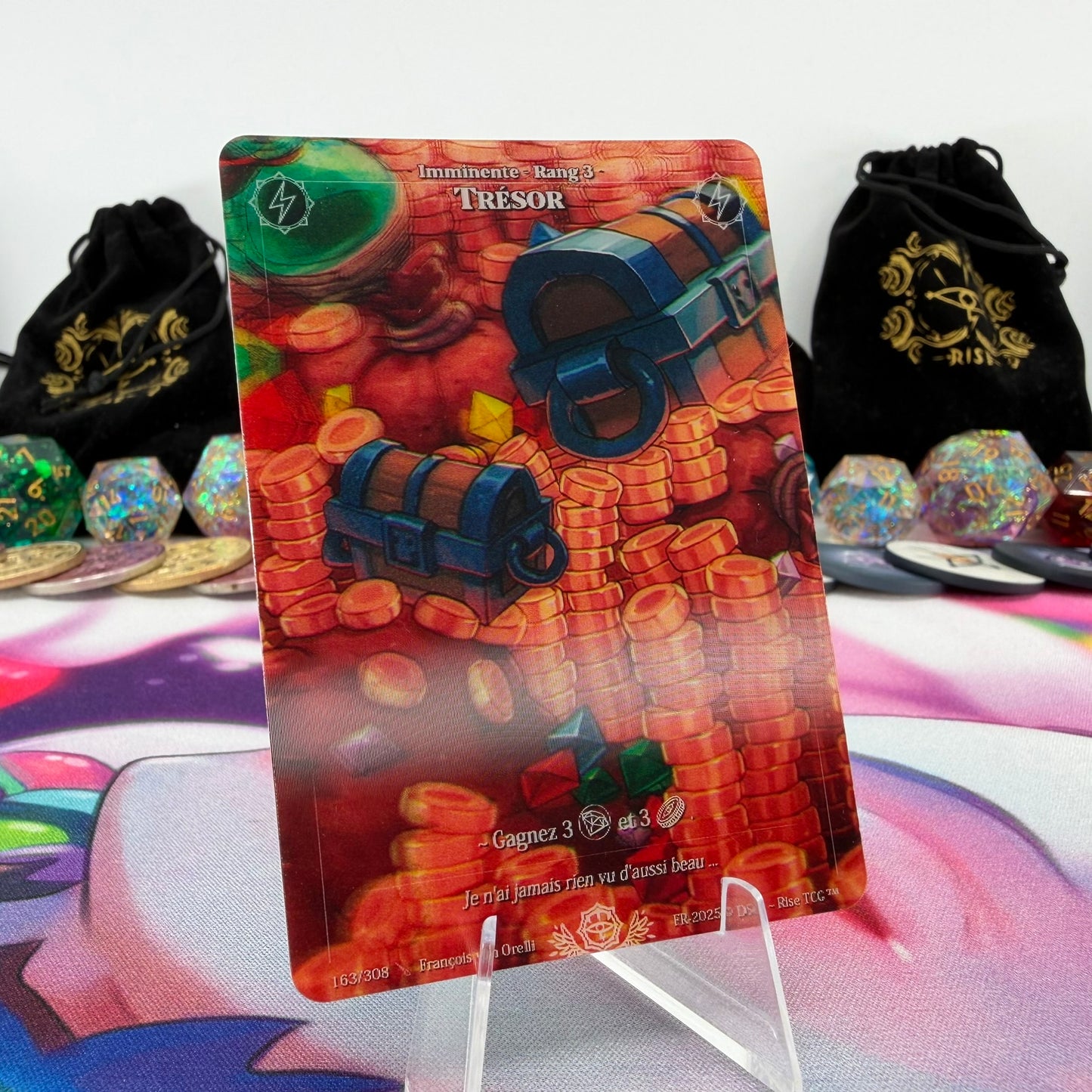 #736 Tresor | 163/308 | Depth Lenticular | Lenticular Deck | Uncommon (FR)
