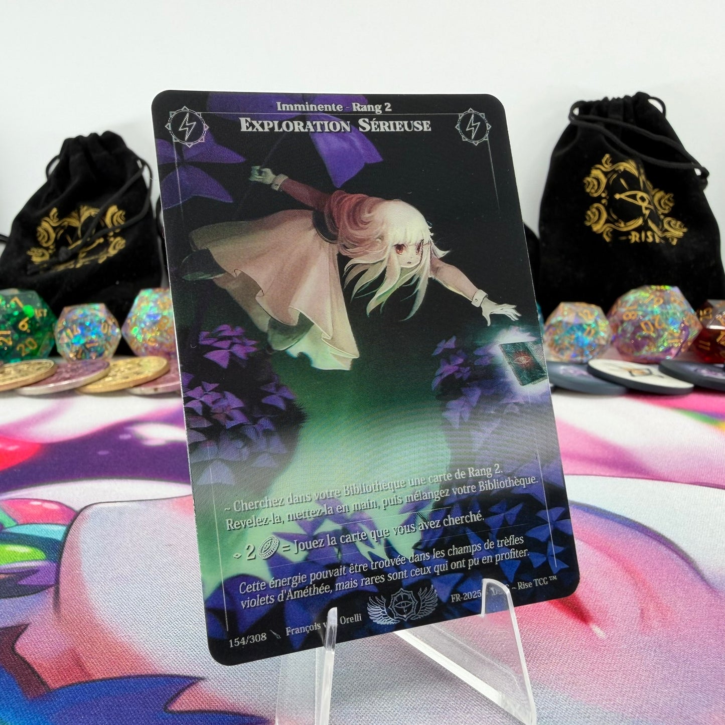 #740 Exploration Serieuse | 154/308 | Depth Lenticular | Lenticular Deck | Rare (FR)