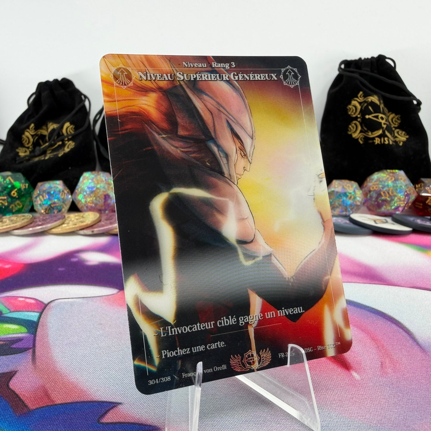#743 Niveau Superieur Genereux | 304/308 | Depth Lenticular | Lenticular Deck | Rare (FR)
