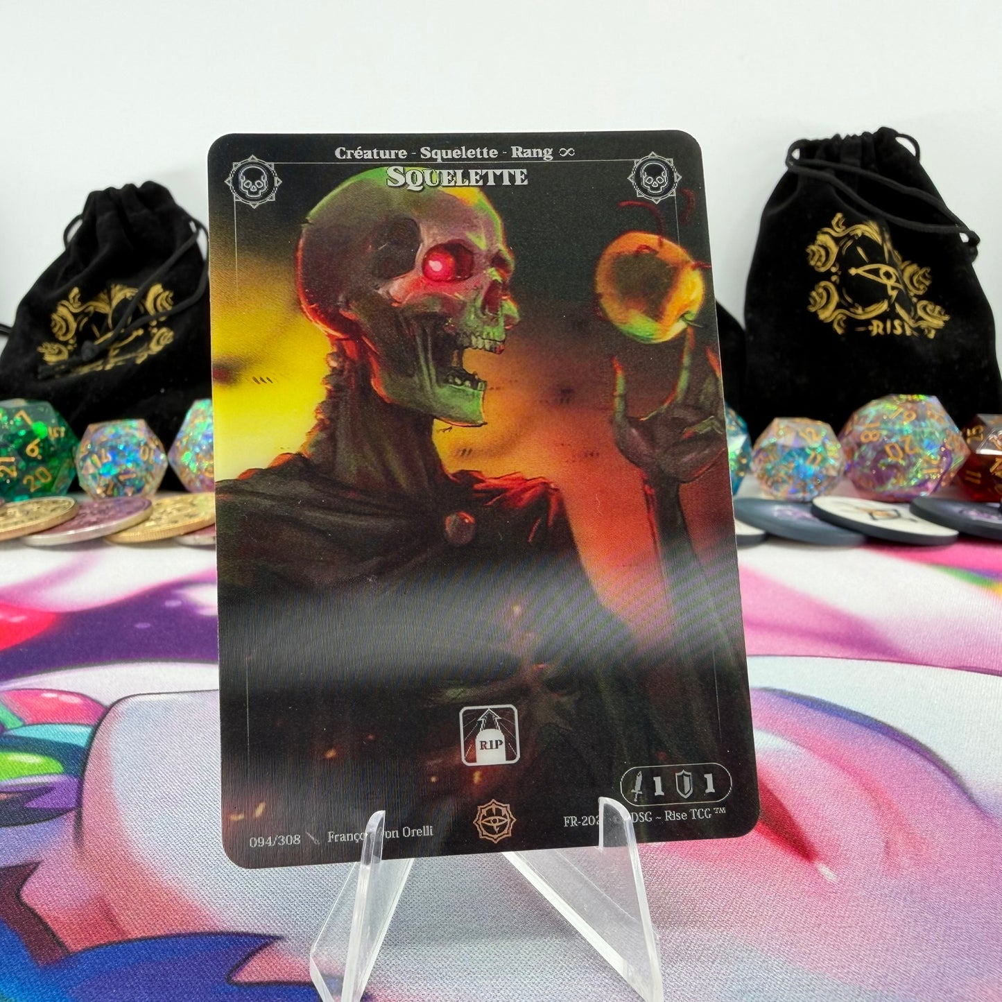 #753 Squelette | 094/308 | Depth Lenticular | Lenticular Deck | Common (FR)