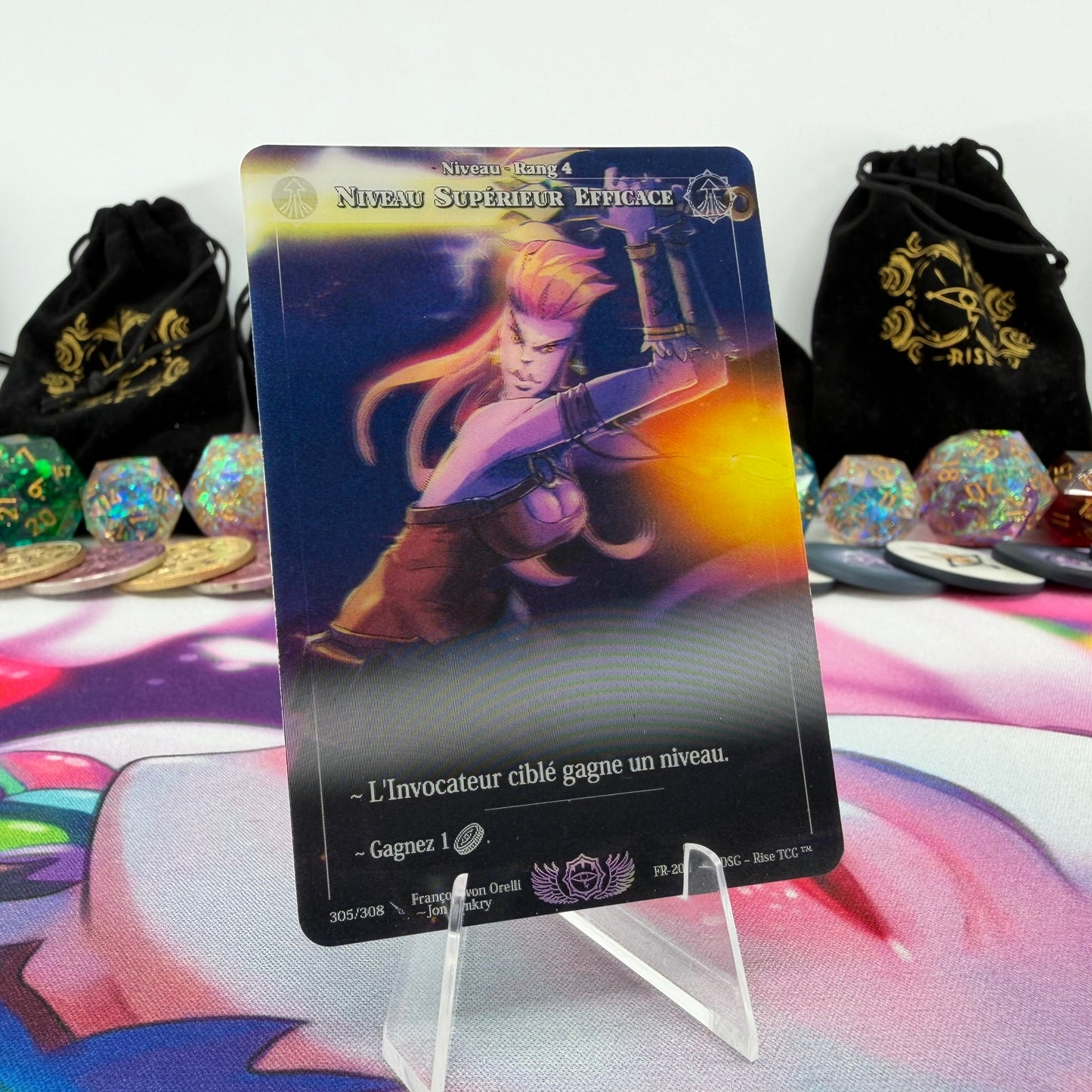 #756 Niveau Superieur Efficace | 305/308 | Depth Lenticular | Lenticular Deck | Rare (FR)