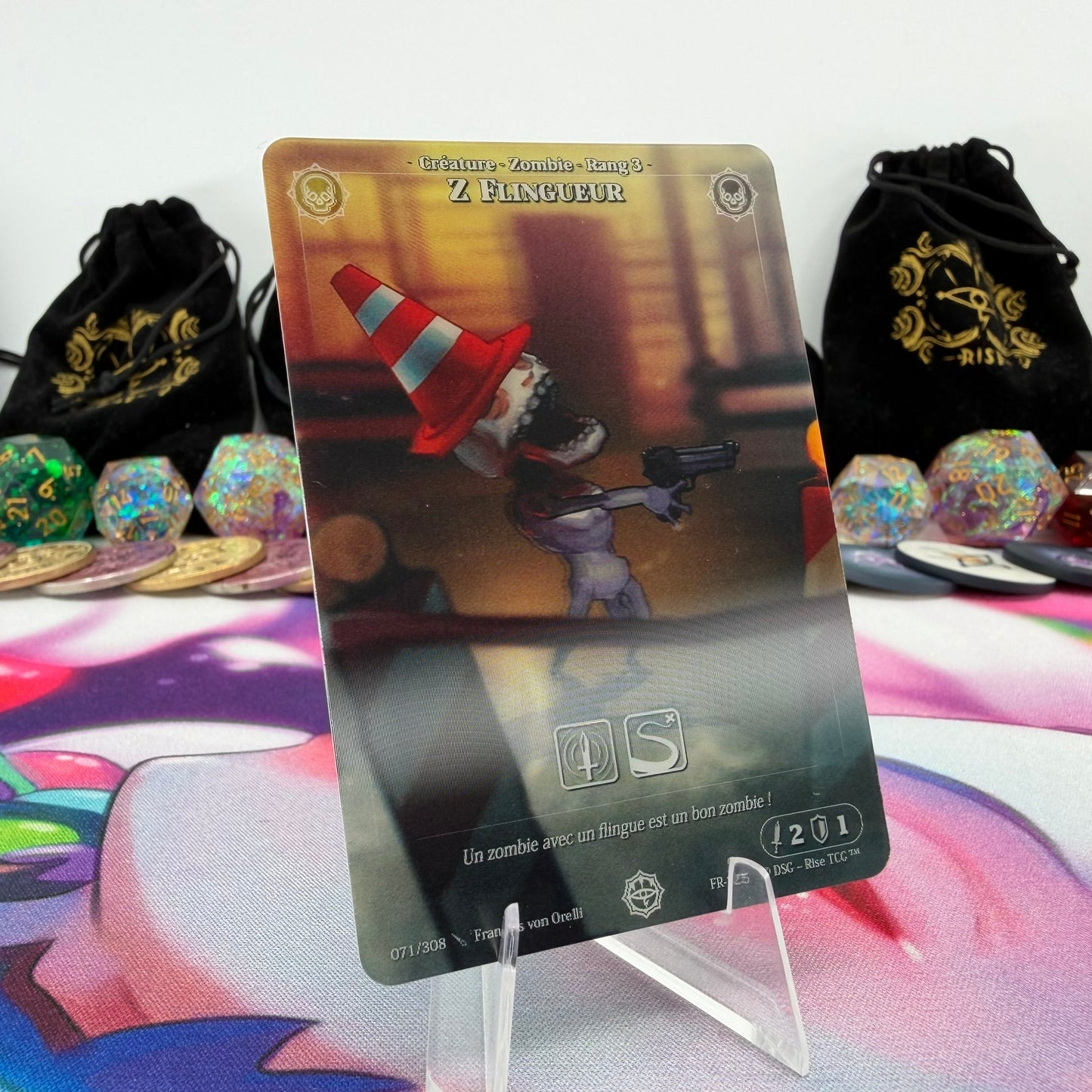 #764 Z Flingueur | 071/308 | Depth Lenticular | Lenticular Deck | Common (FR)