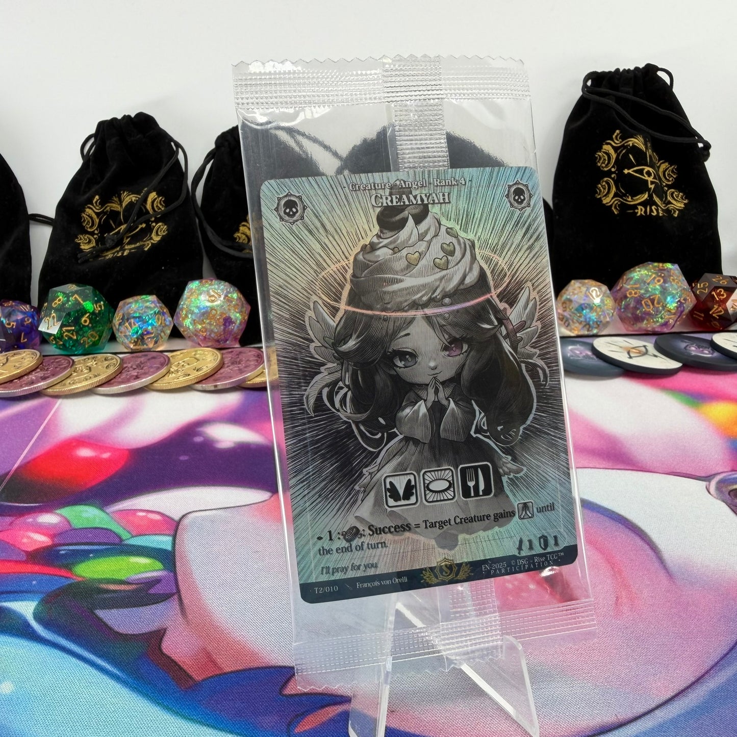 #823 Creamyah *PARTICIPATION* | T2/010 | Holo | Promo Sealed Pack | Uncommon (EN)