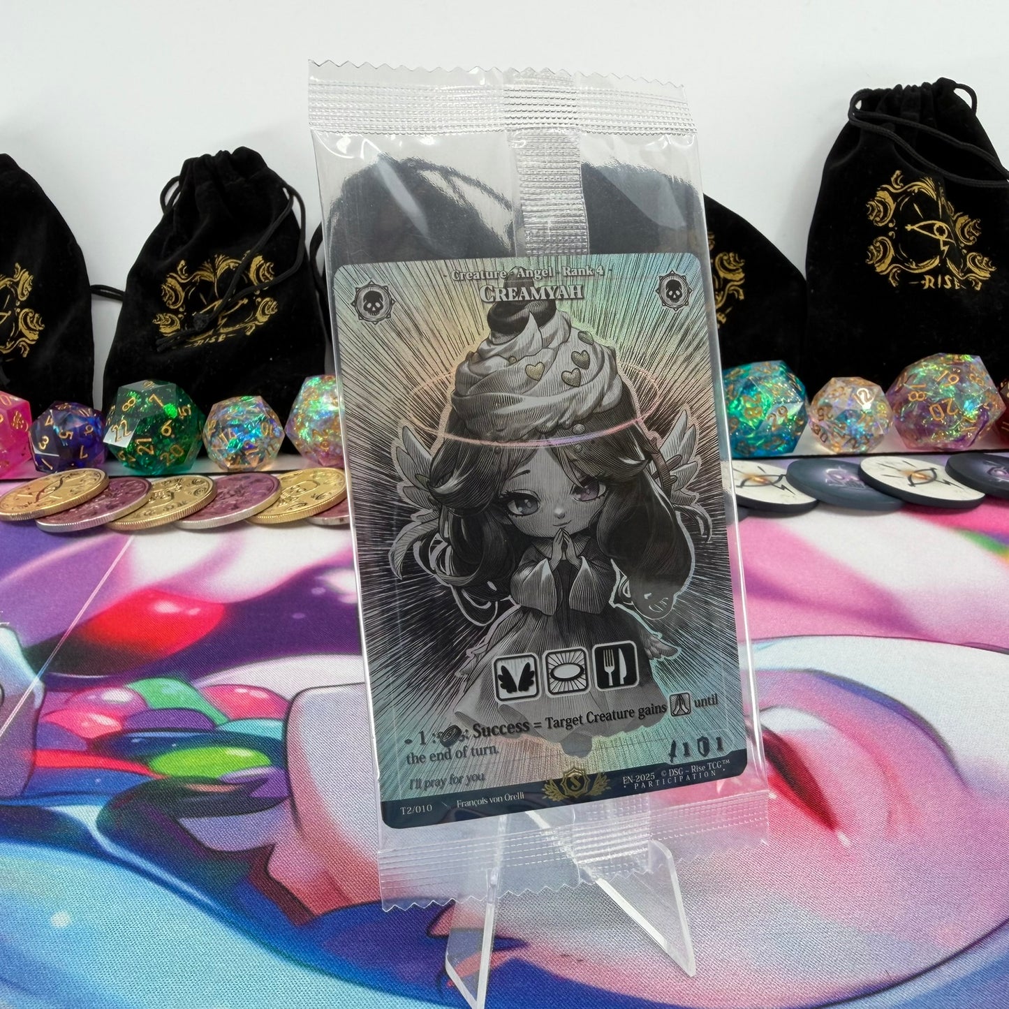 #827 Creamyah *PARTICIPATION* | T2/010 | Holo | Promo Sealed Pack | Uncommon (EN)