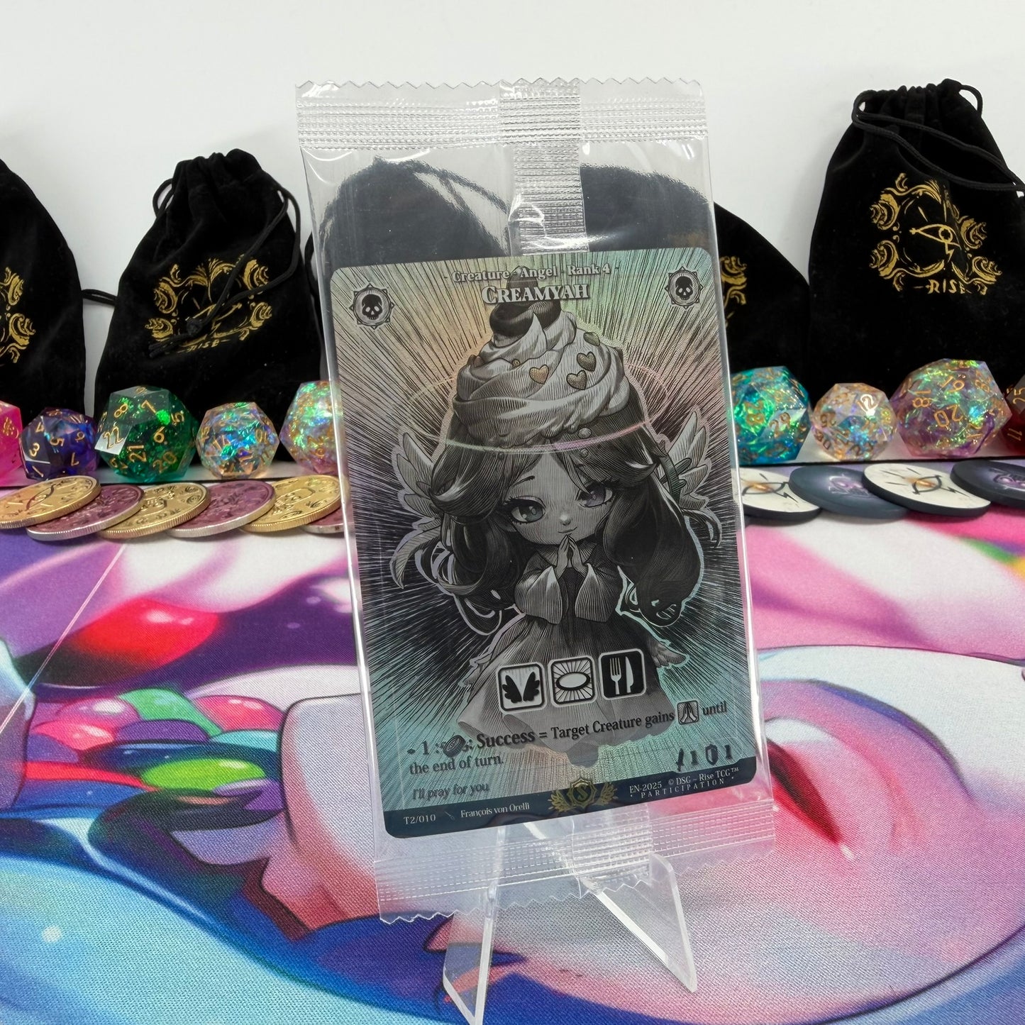 #828 Creamyah *PARTICIPATION* | T2/010 | Holo | Promo Sealed Pack | Uncommon (EN)