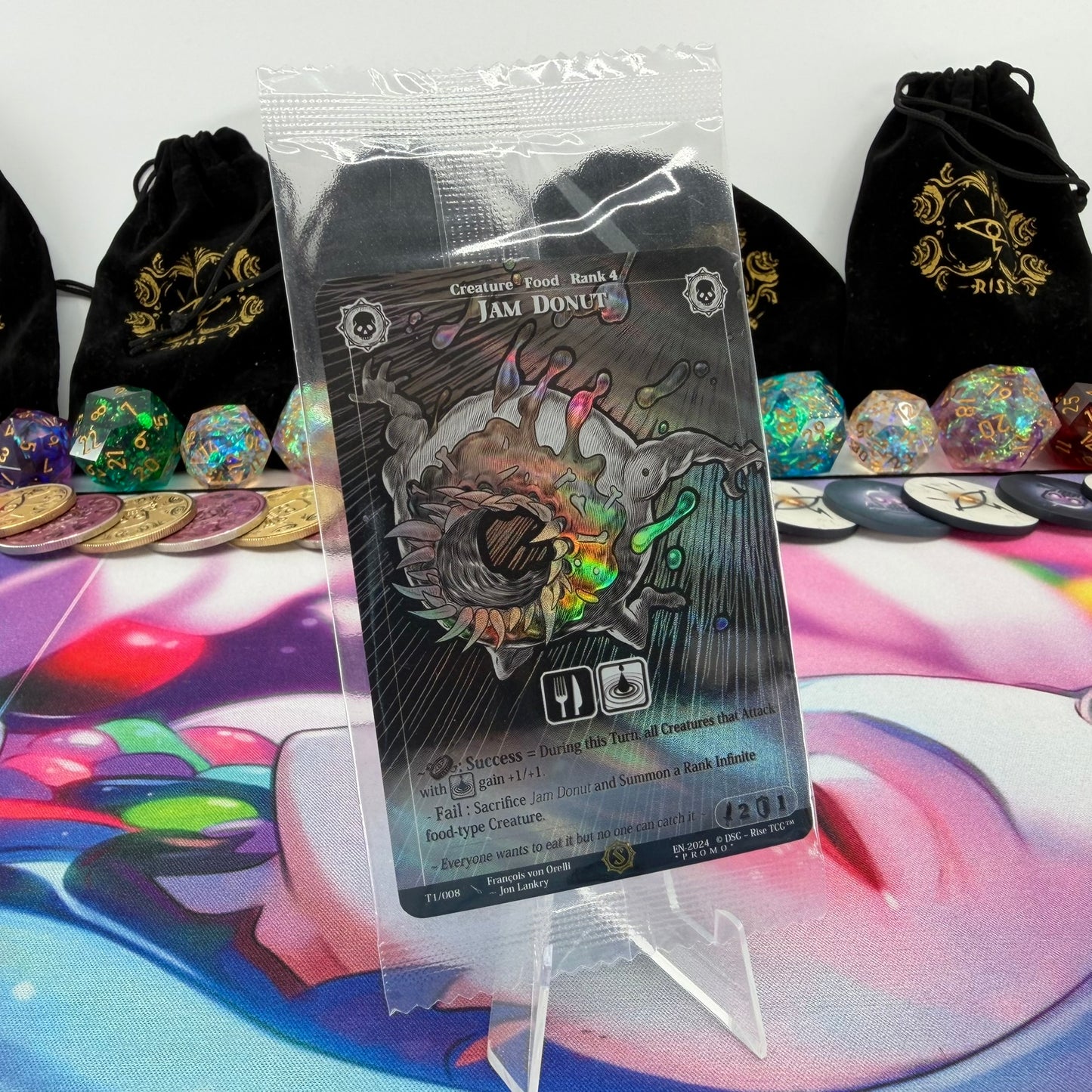 #837 Jam Donut | T1/008 | Holo | Promo Sealed Pack | Common (EN)