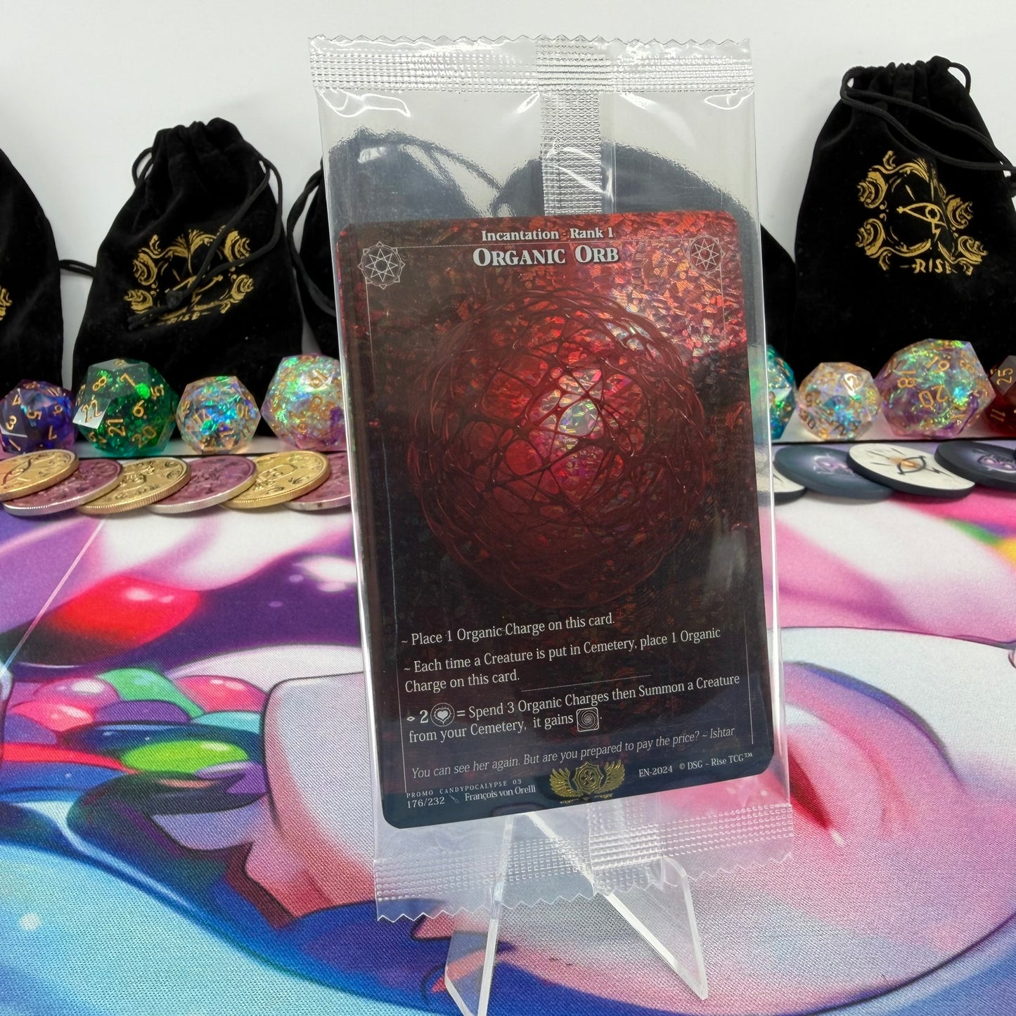 #852 Organic Orb | 176/232 | Cracked Ice Mini | Promo Sealed Pack | Rare (EN)