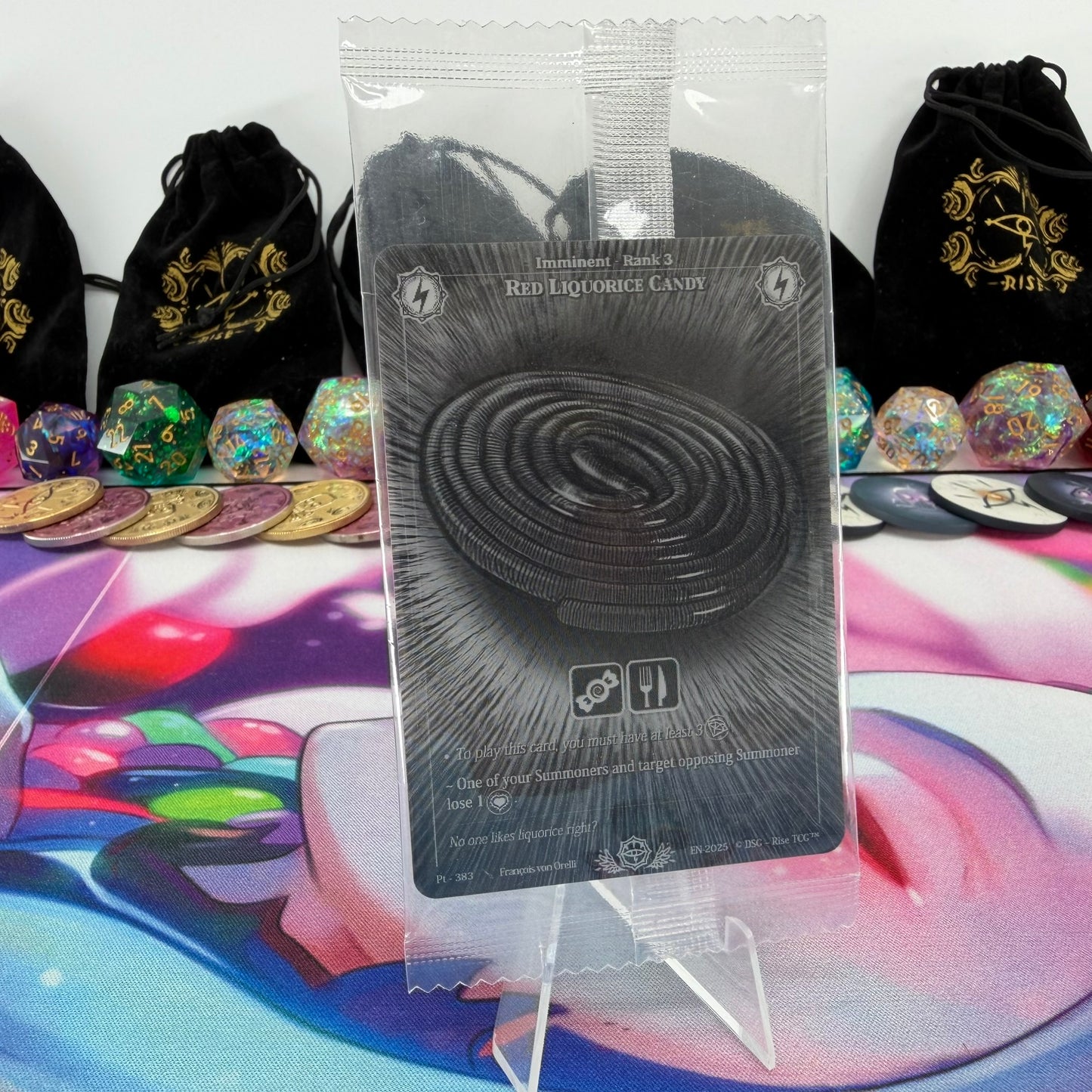#857 Red Liquorice Candy | Pt - 383 | Depth Lenticular | Prestige 2025 Sealed Pack | Uncommon (EN)