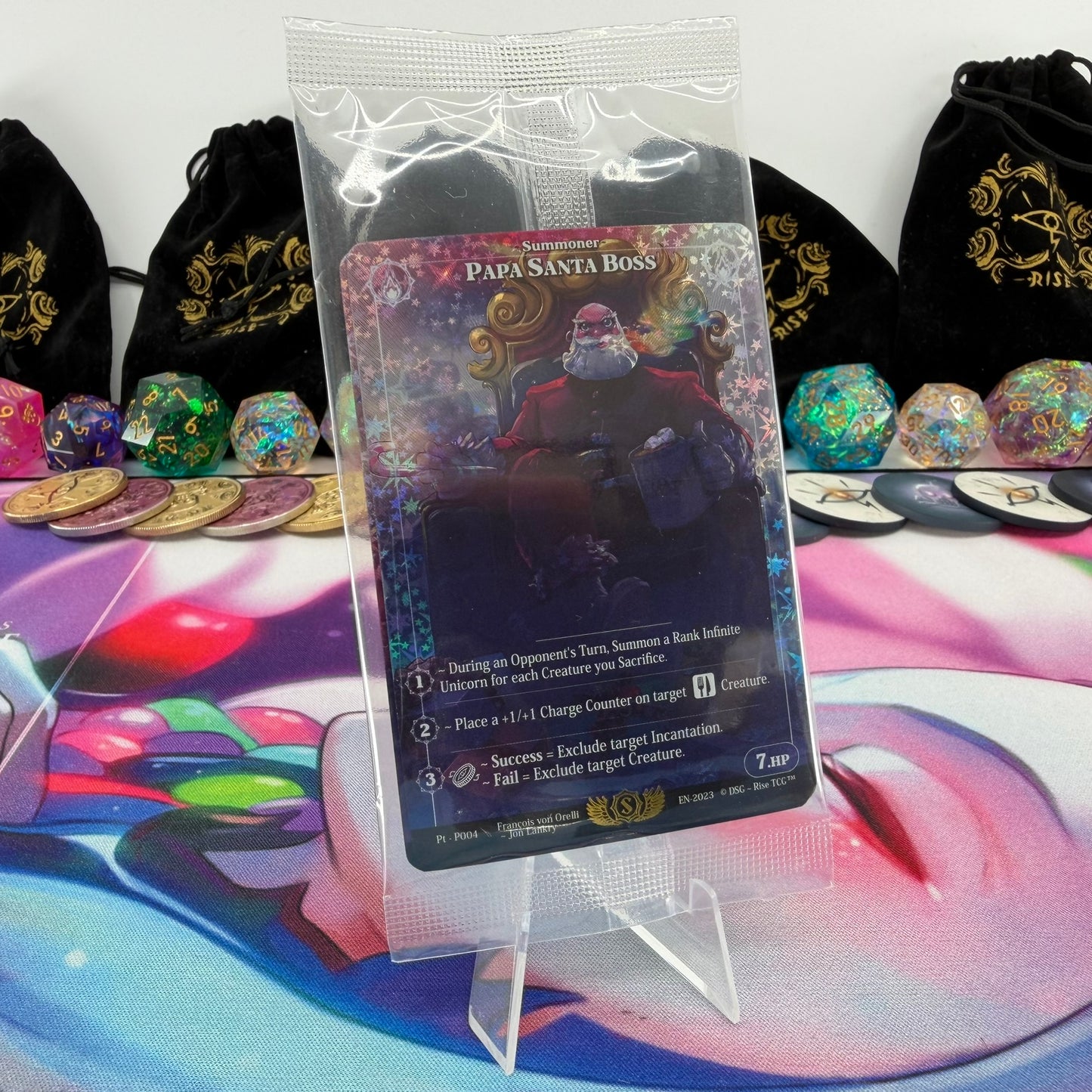 #878 Papa & Mama Santa Boss | Pt - P004 | Star Foil | Prestige 2023 Promo Sealed Pack | Rare (EN)