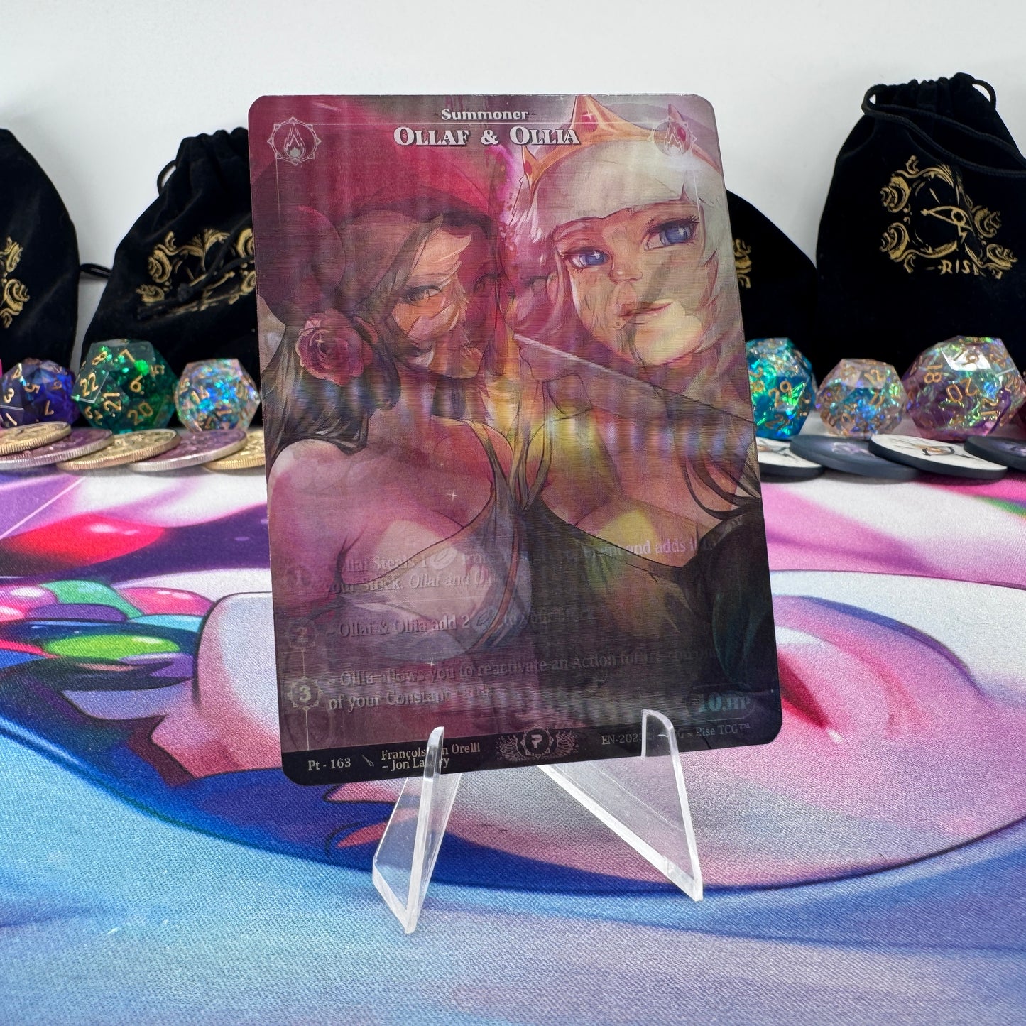 #1696 Ollaf & Ollia | Pt - 163 | Lenticular | Prestige 2023 Topper | Rare (EN)