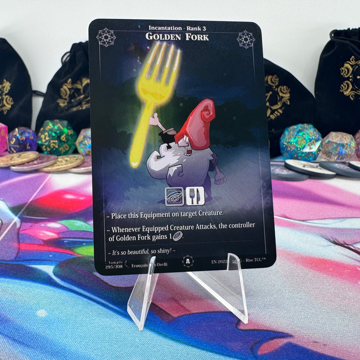 #1441 Golden Fork | 295/308 | Non Holo | Sample 2 | Common (EN)