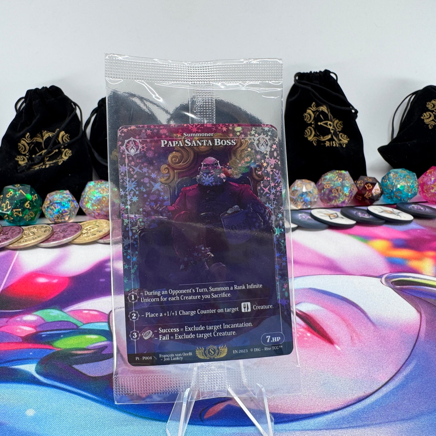 #897 Papa & Mama Santa Boss | Pt - P004 | Star Foil | Prestige 2023 Promo Sealed Pack | Rare (EN)