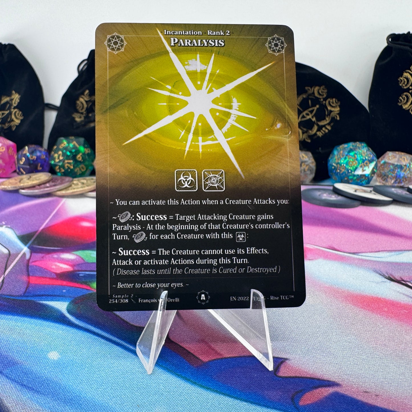 #1464 Paralysis | 254/308 | Non Holo | Sample 2 | Common (EN)