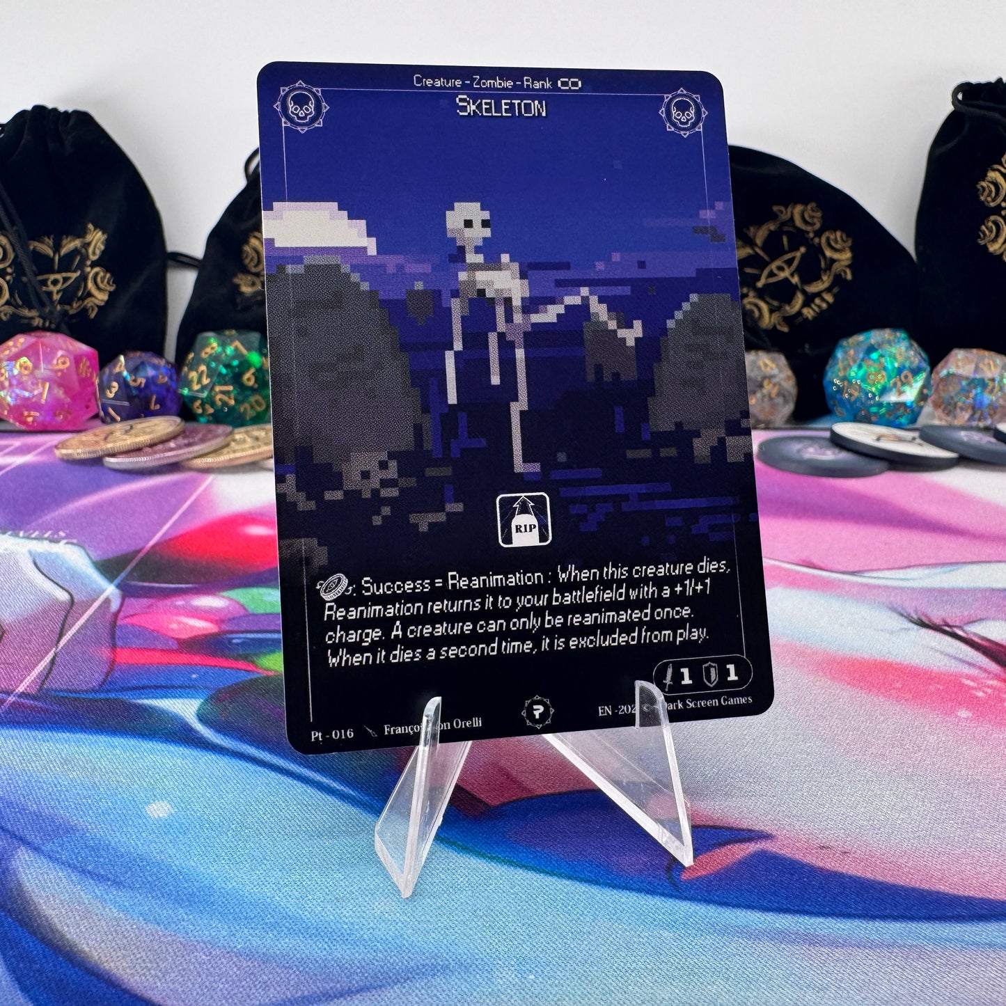 #1548 Skeleton | Pt - 016 | Non Holo | Patreon | Common (EN)