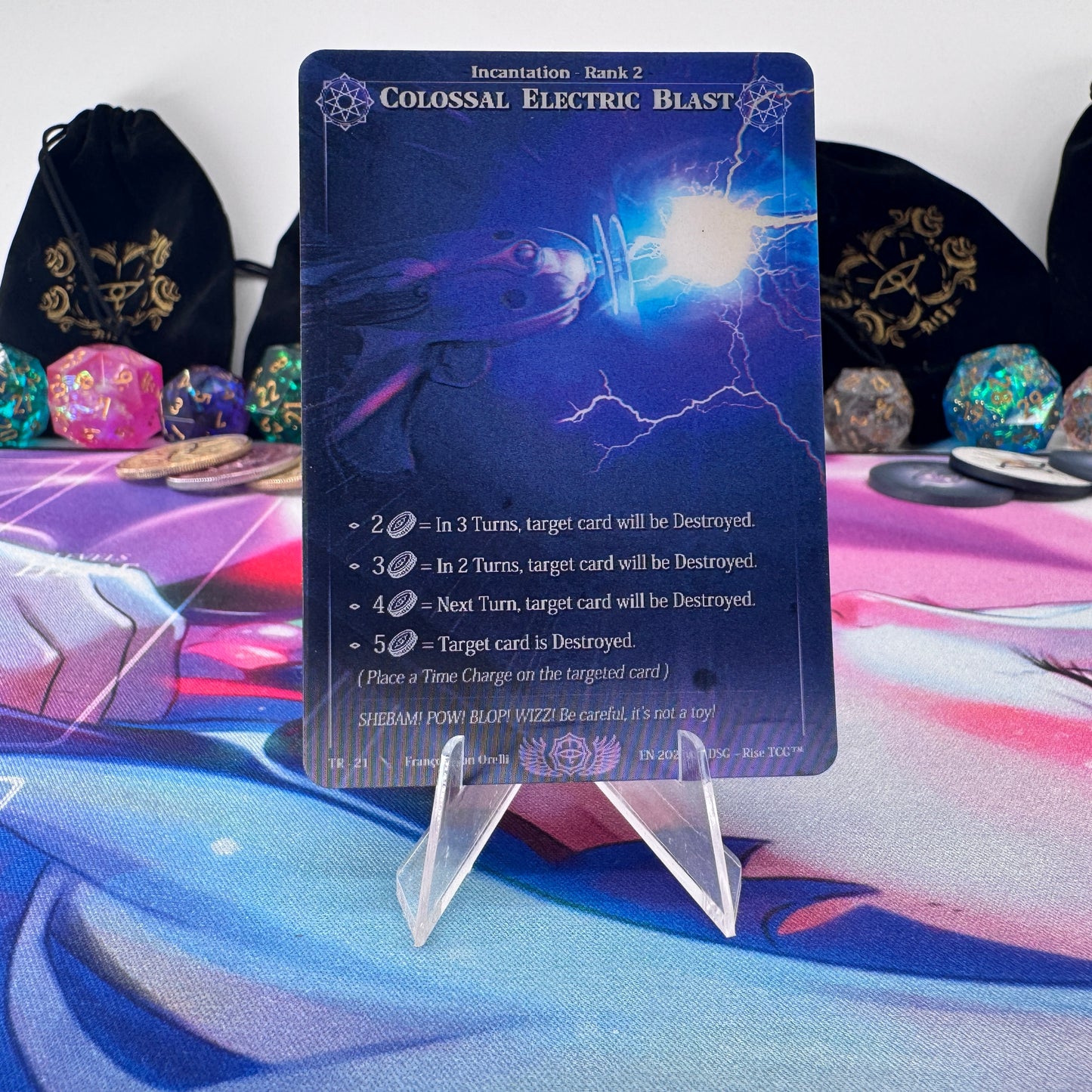 #1566 Colossal Electric Blast | TR - 21 | Depth Lenticular | Trophy - 01 Topper | Rare (EN)