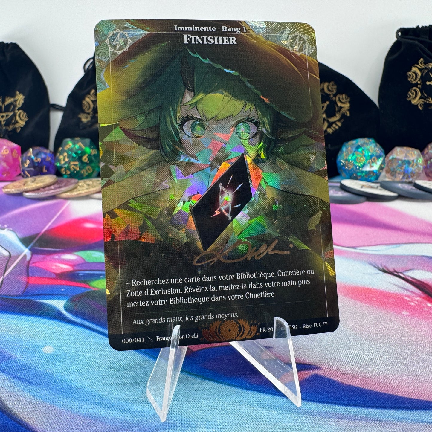 #1597 Finisher | 009/041 | Holo *Signed by Francois* | Fresh | Legendary (FR)