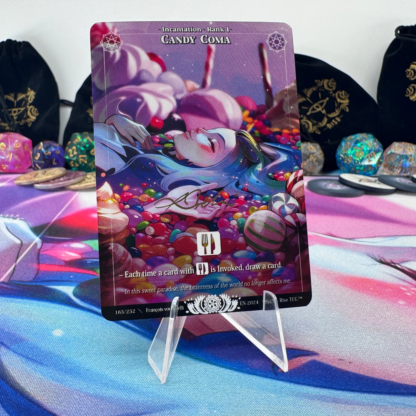 #1612 Candy Coma | 165/232 | Non Holo *Signed by Francois* | Candypocalypse | Legendary (EN)