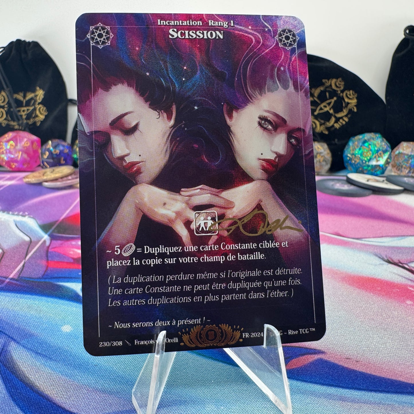 #1629 Scission | 230/308 | Holo *Signed by Francois* | Beta | Legendary (FR)