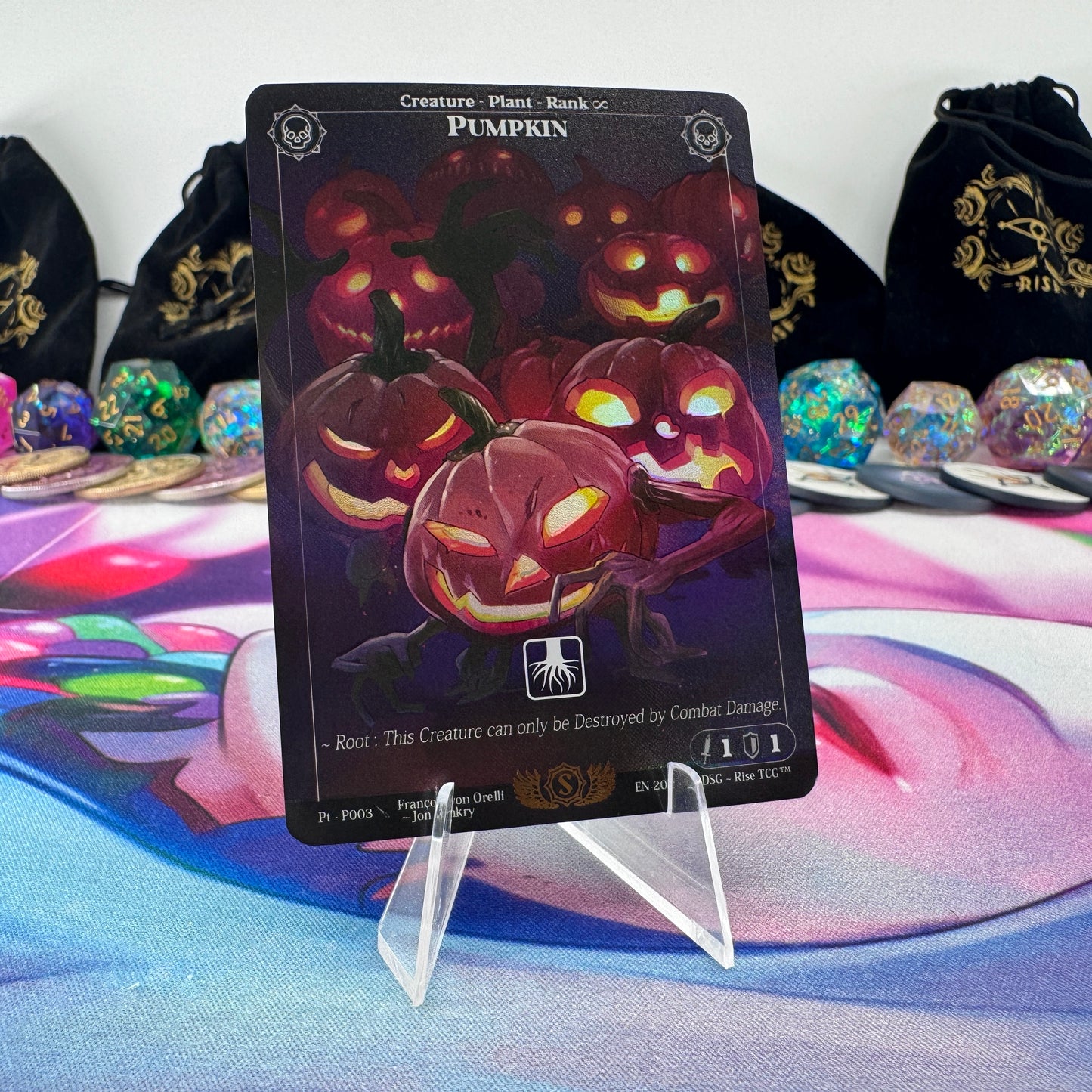 #1704 Pumpkin | Pt - P003 | UV Holo | Promo | Rare (EN)