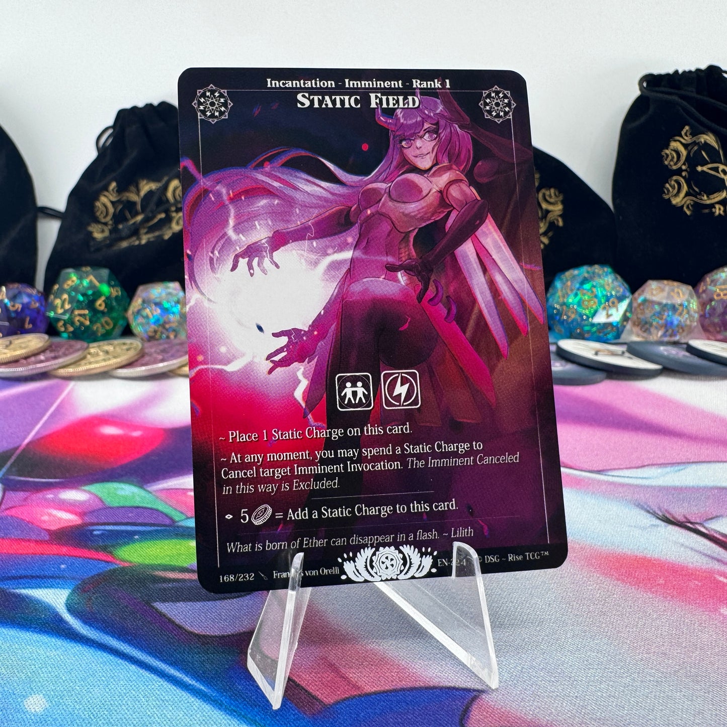 #1370 Static Field | 168/232 | Non Holo | Candypocalypse | Legendary (EN)