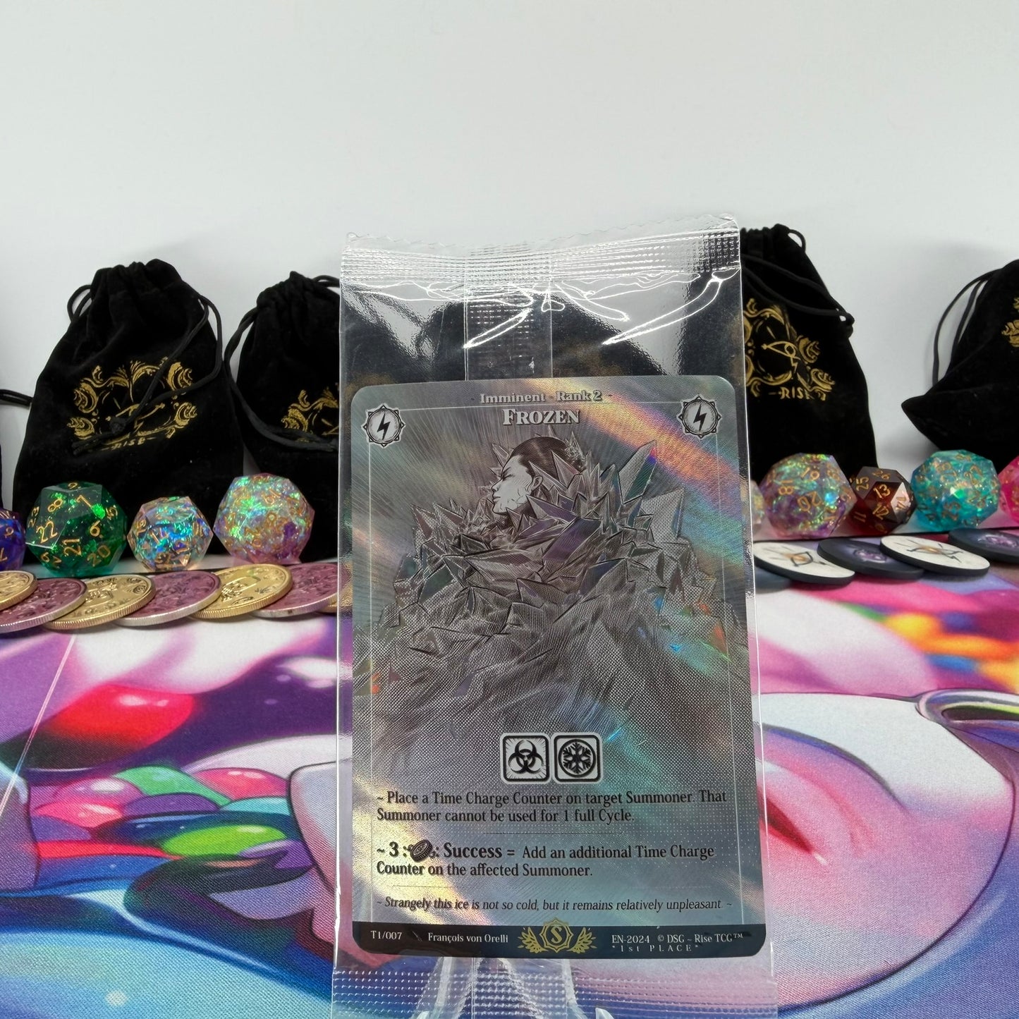 #928 Frozen *1st PLACE* | T1/007 | Holo | Promo Sealed Pack | Uncommon (EN)