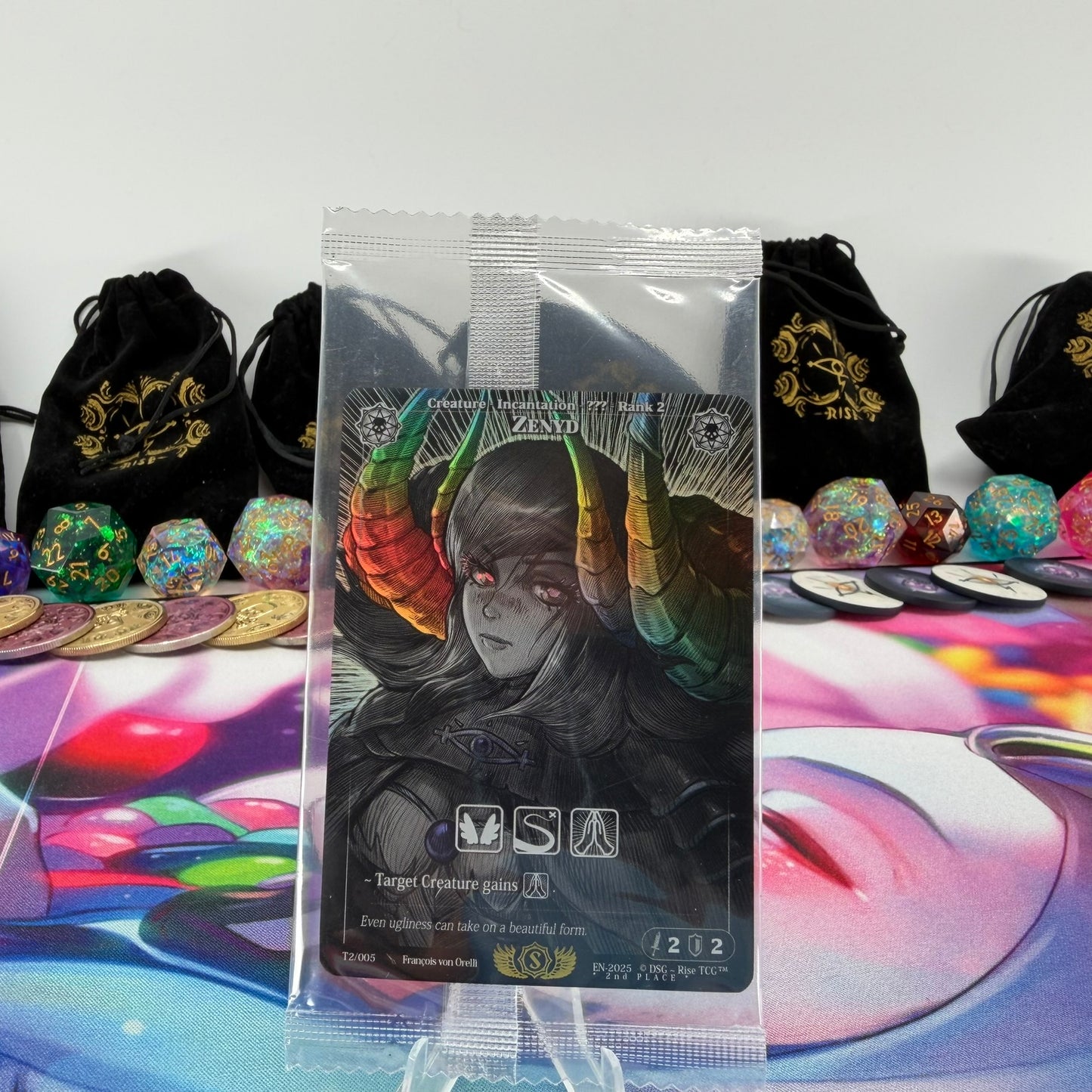 #948 Lucky Gemstone | test-001 | Chase Depth Lenticular | Test Print Sealed Pack | Legendary (EN)