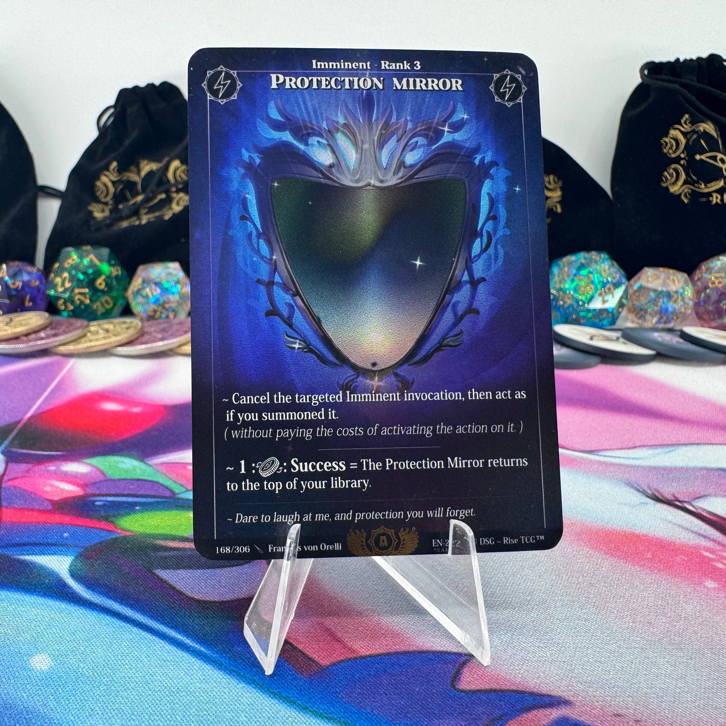 #1384 Protection Mirror | 168/306 | Holo | Sample-C | Rare (EN)