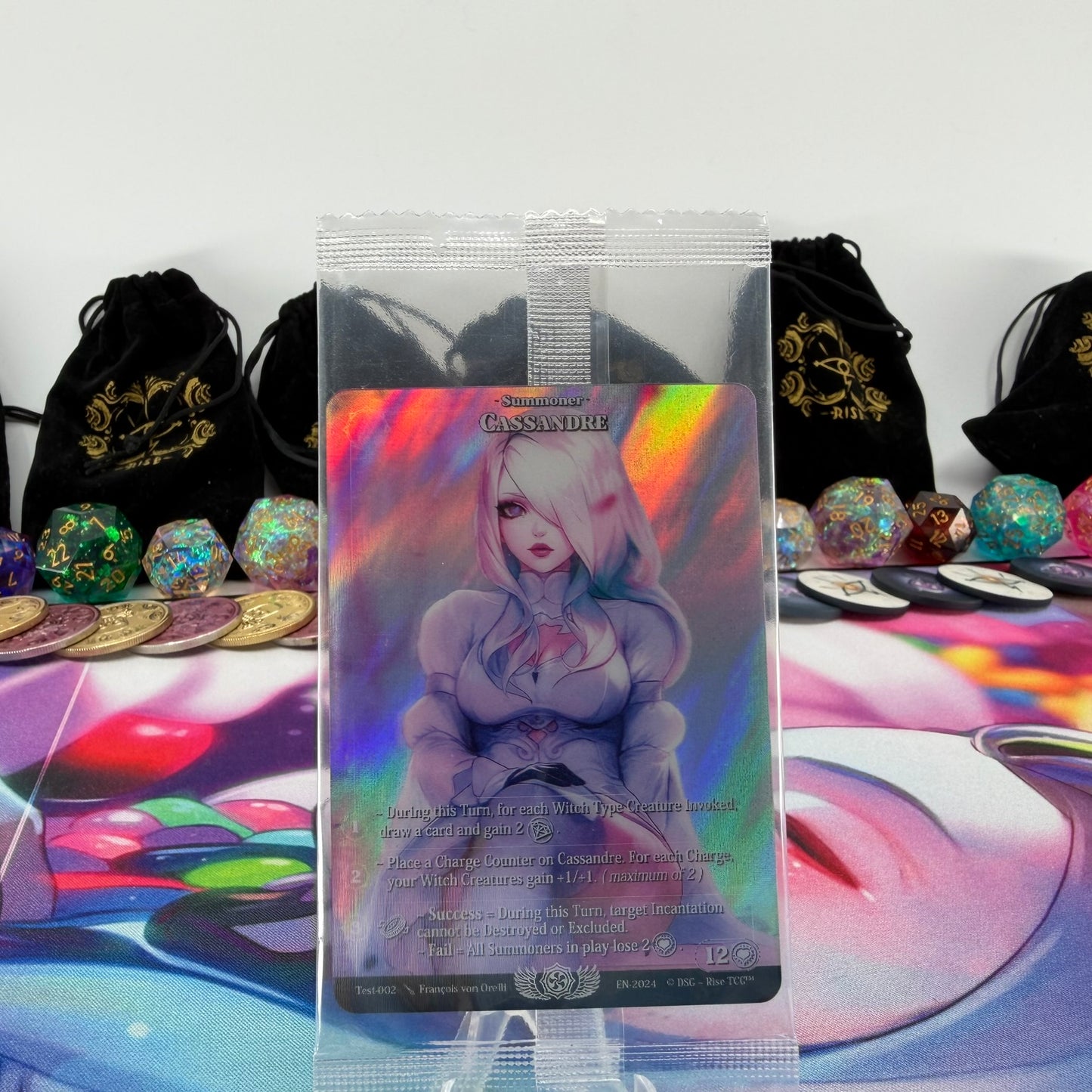 #955 Dark Heart Gemstone | test-003 | Chase Depth Lenticular | Test Print Sealed Pack | Legendary (EN)