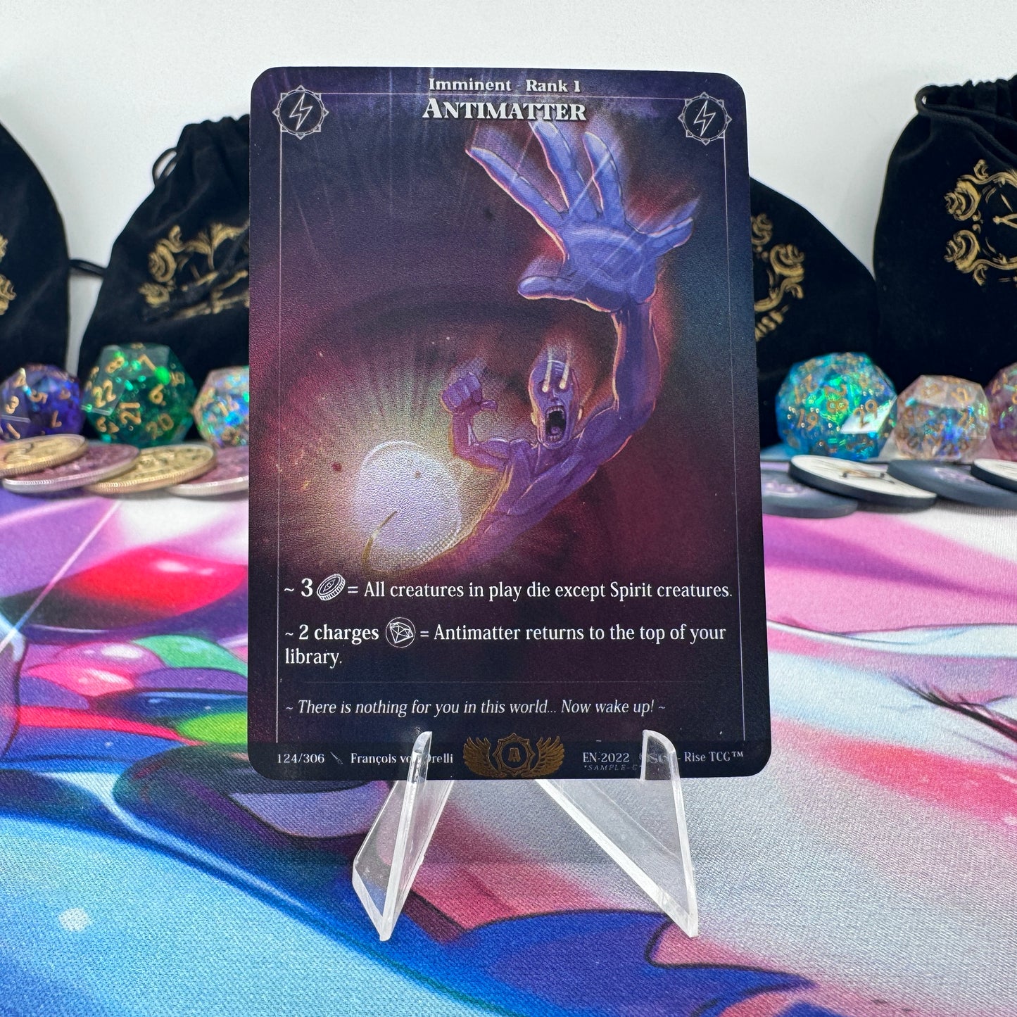 #1391 Antimatter | 124/306 | Holo | Sample-C | Rare (EN)