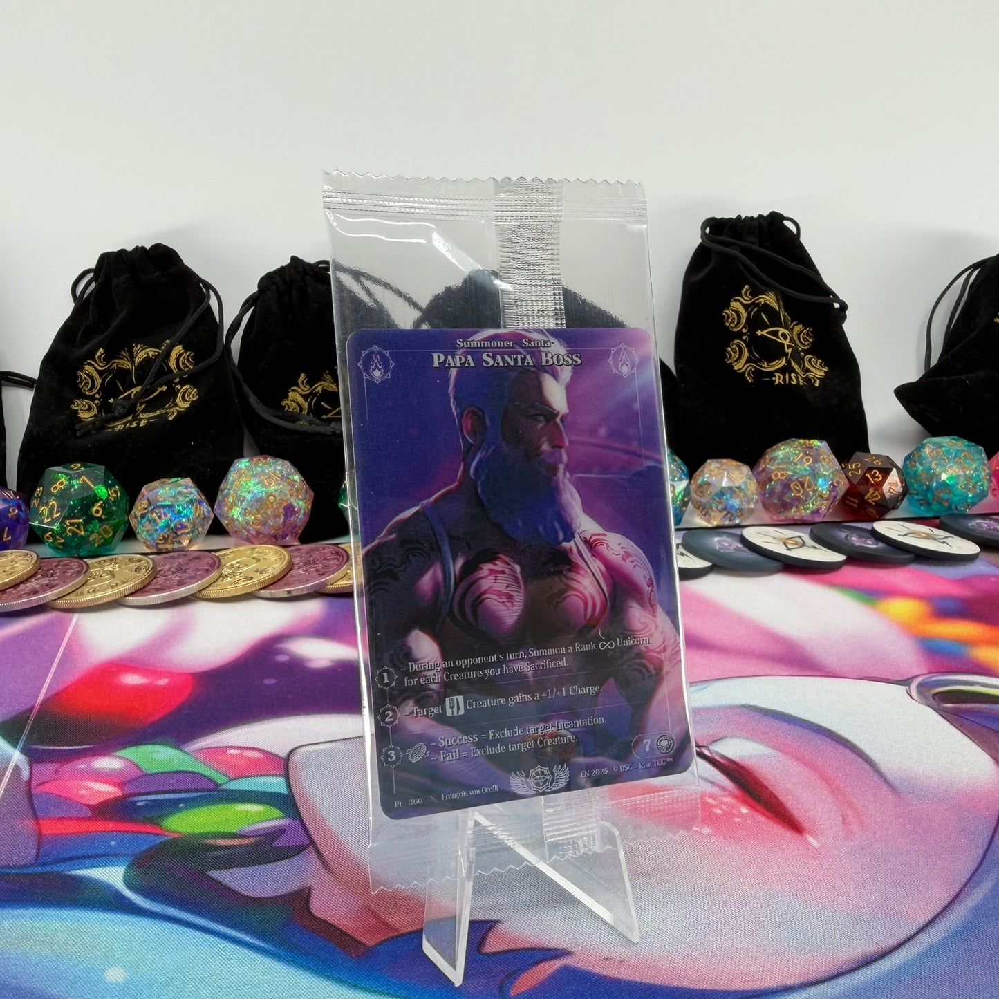 #1057 Papa Santa Boss | Pt - 366 | Depth Lenticular | Prestige 2025 Sealed Pack | Rare (EN)